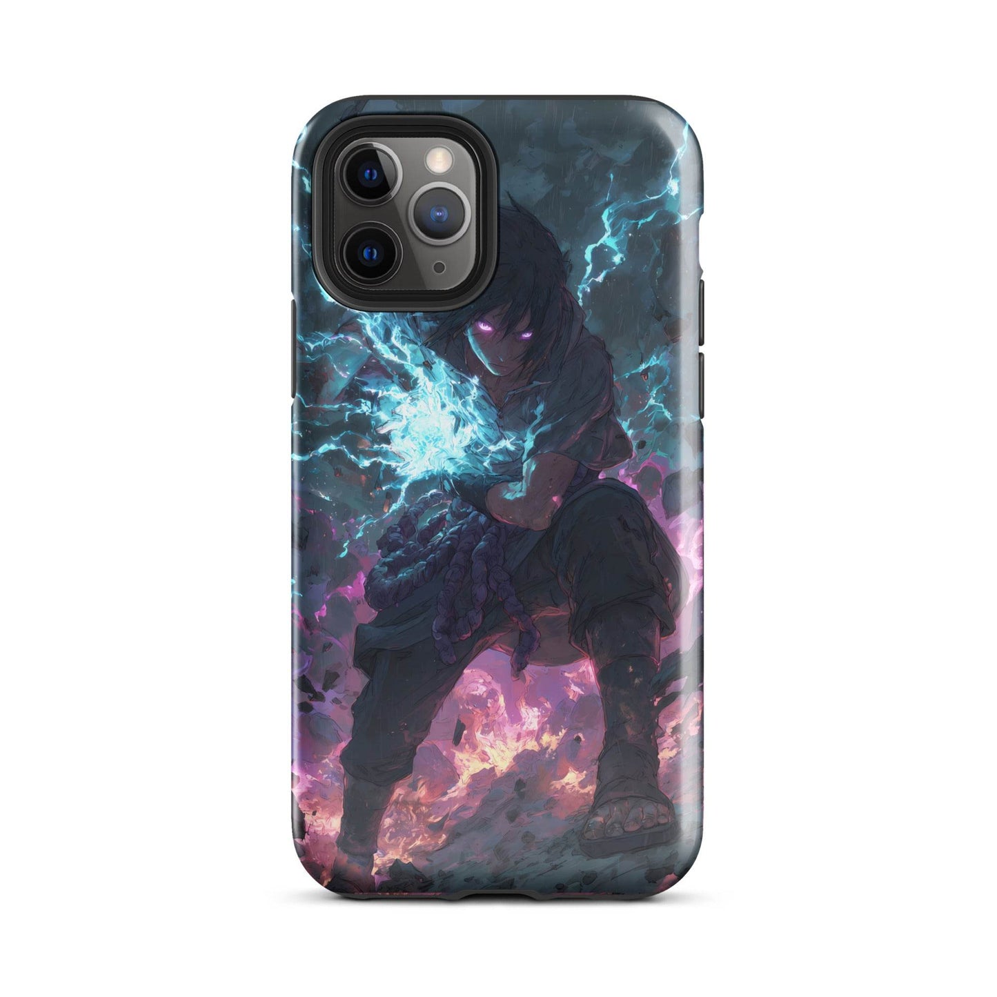 Sasuke Uchiha Chidori, Naruto Shippuden Tough Case for iPhone® - Chromavolt