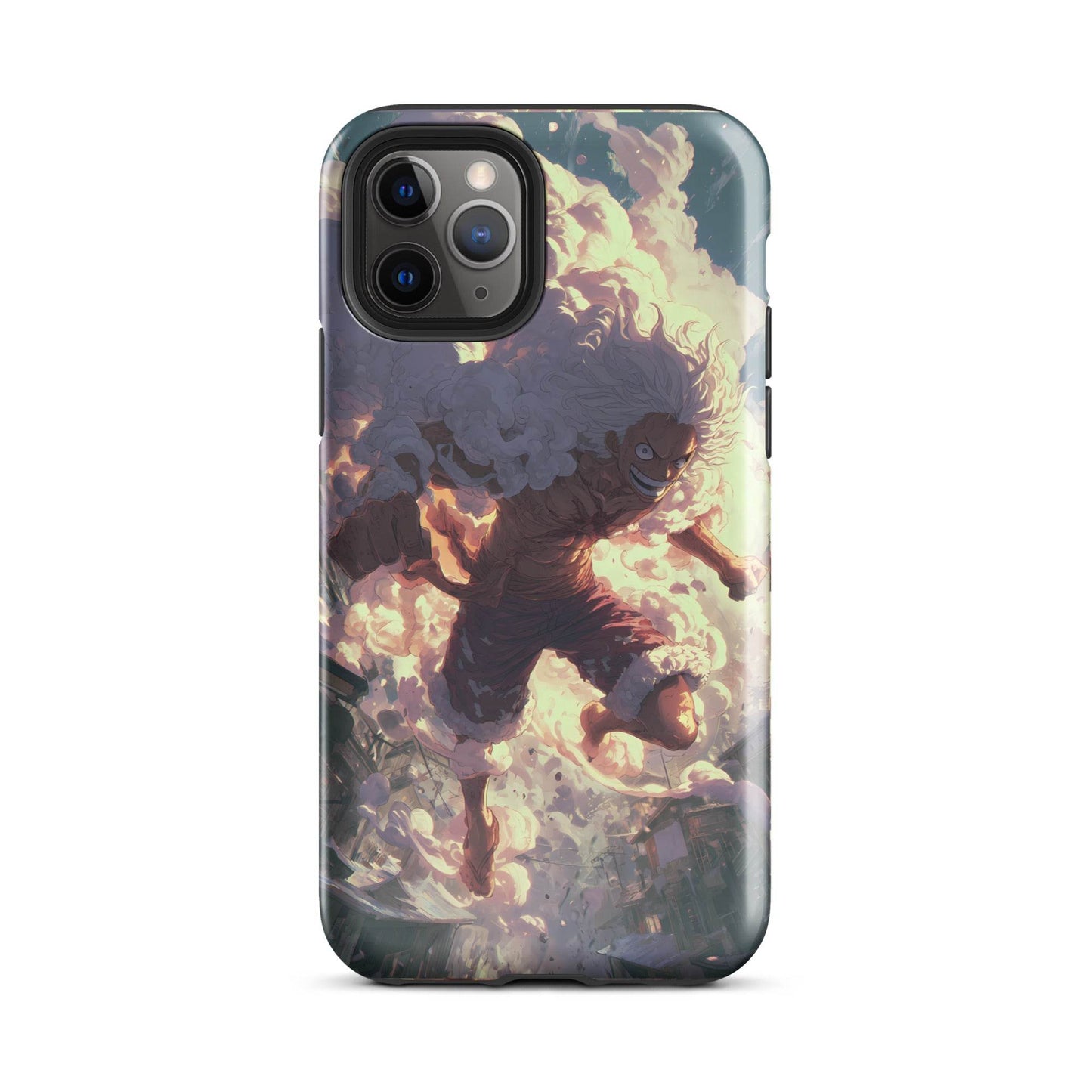 Monkey D Luffy Gear 5 Sun God Nika, One Piece Anime Tough Case for iPhone® - Chromavolt