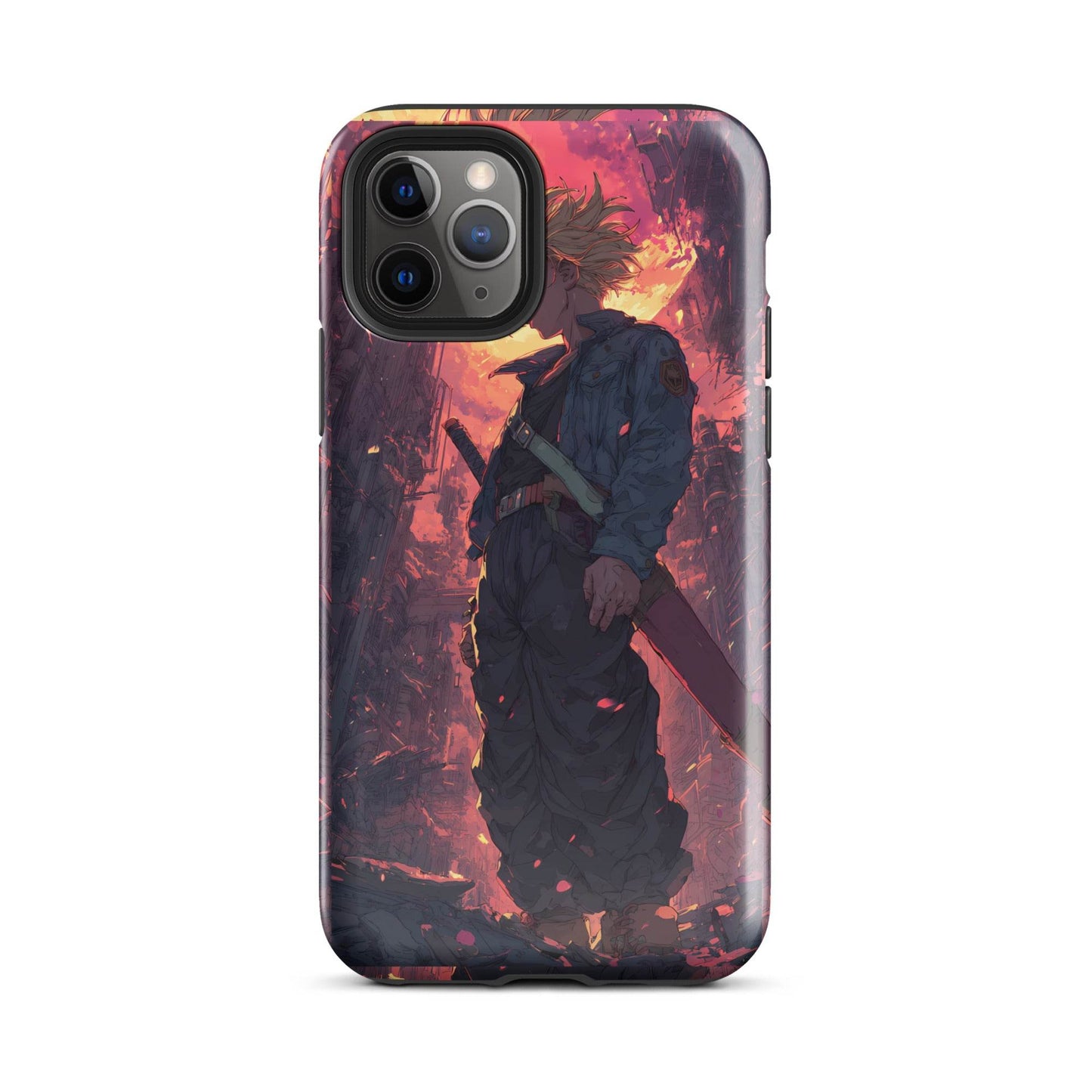 Super Saiyan Trunks Dragon Ball Z Tough Case for iPhone® - Chromavolt