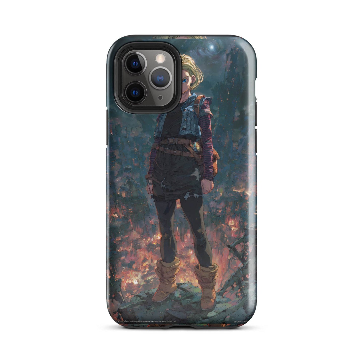 Android 18 Dragon Ball Z Anime Tough Case for iPhone® - Chromavolt