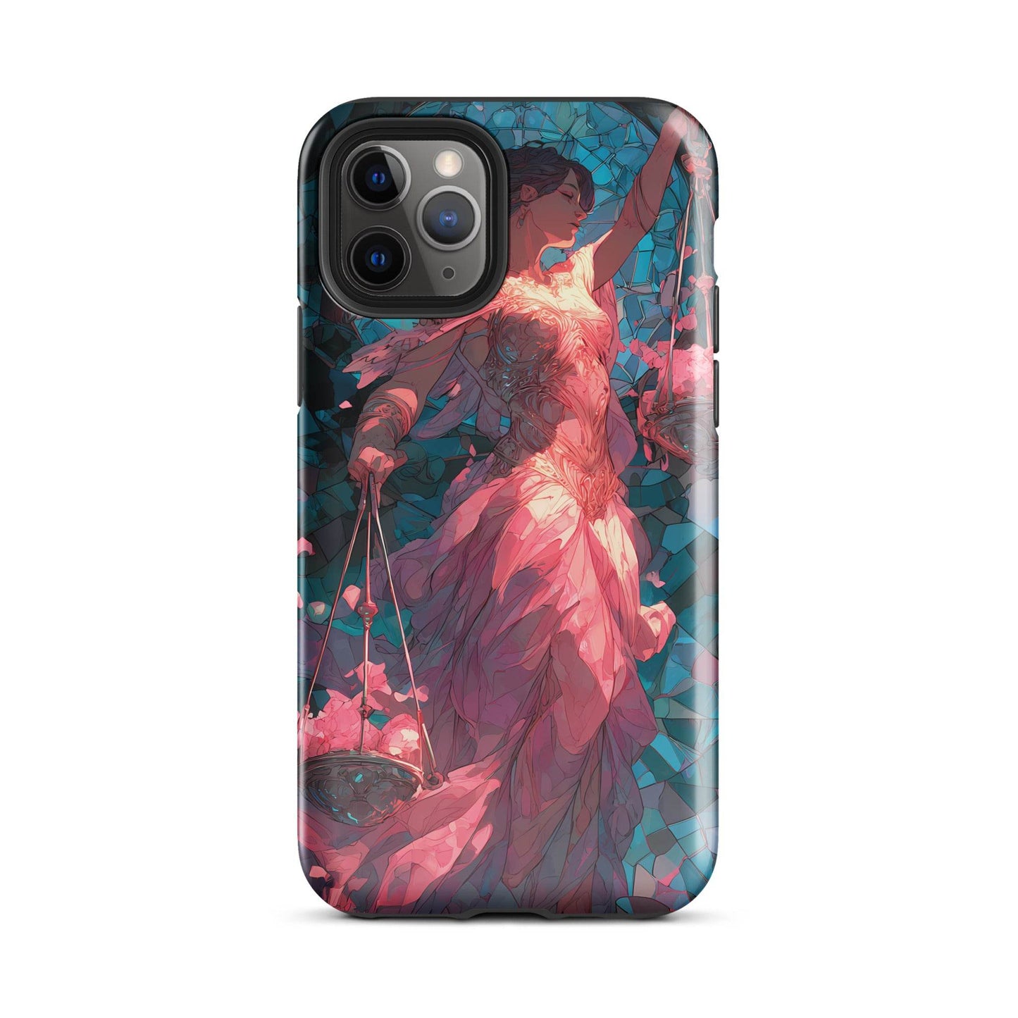 Libra Zodiac Sign Fan Art Tough Case for iPhone® - Chromavolt