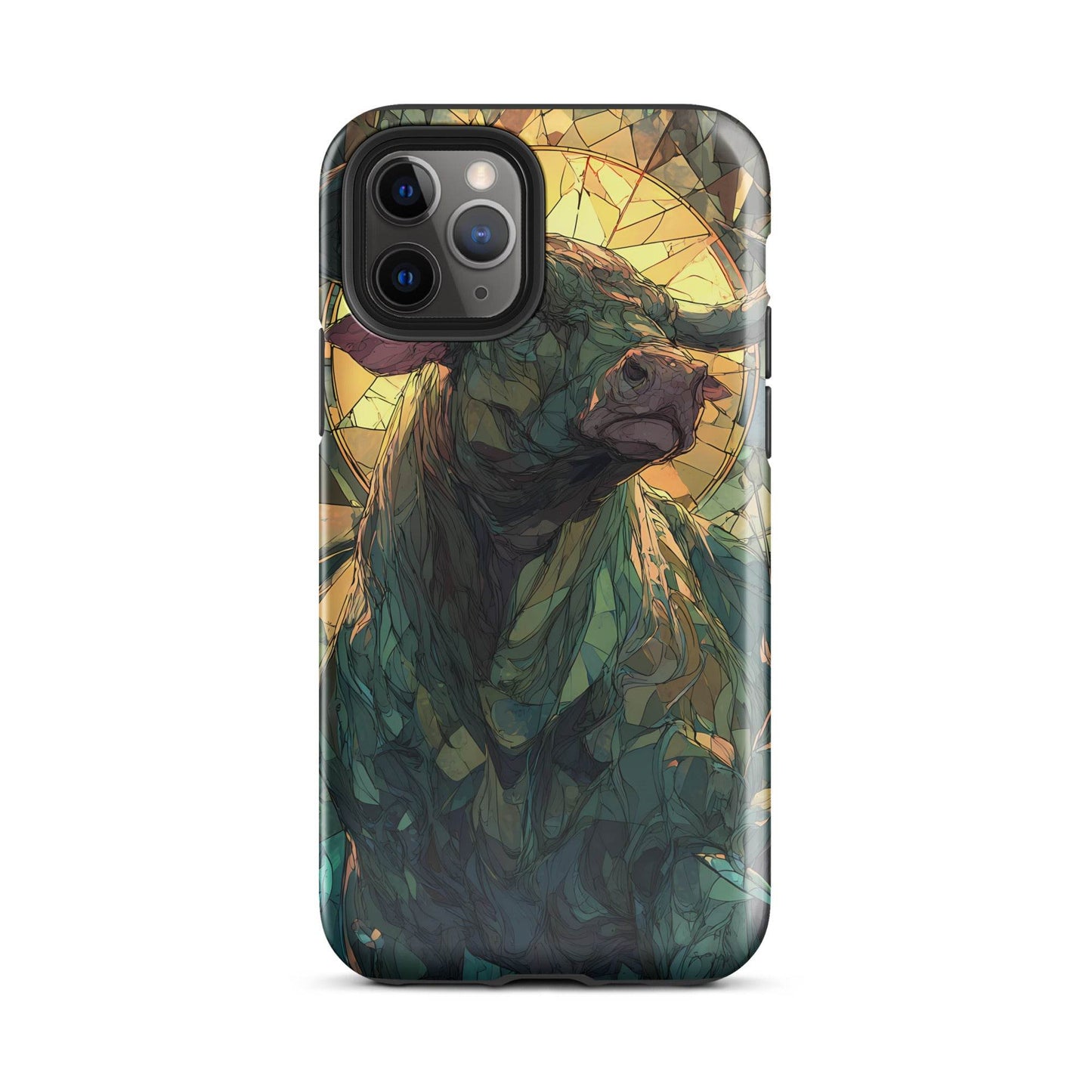 Taurus Zodiac Sign Fan Art Tough Case for iPhone® - Chromavolt