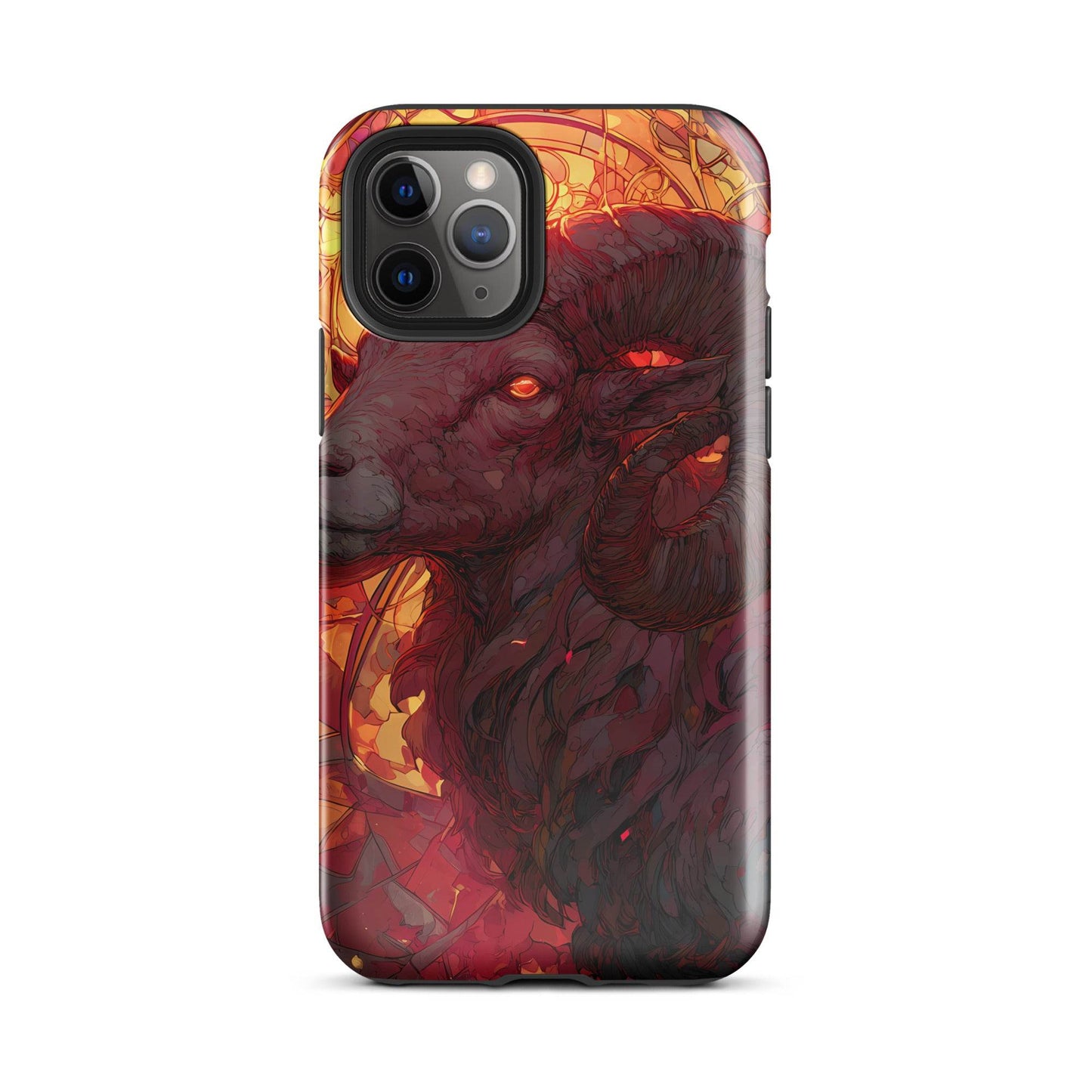 Aries Zodiac Sign Fan Art Tough Case for iPhone® - Chromavolt