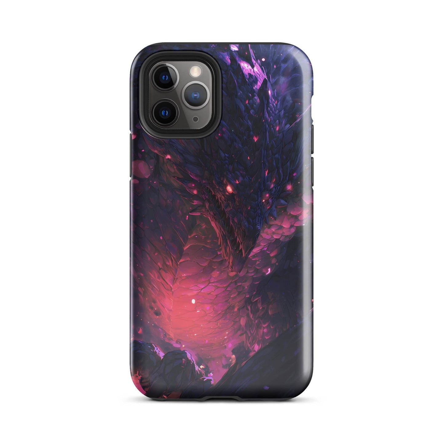 Darkness Dragon: The Void Warden Tough Case for iPhone® - Chromavolt