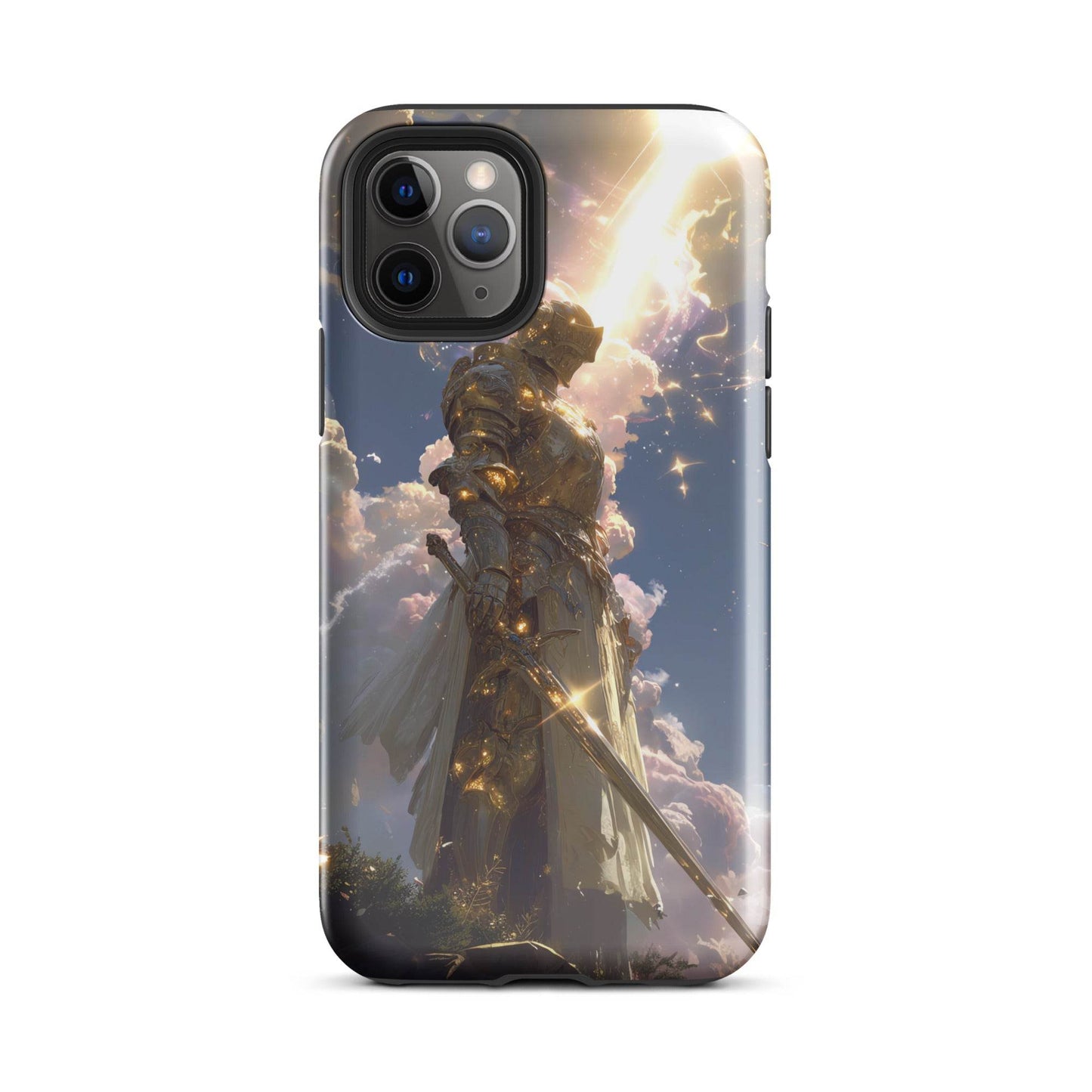 Light Elemental Knight, Original Anime Art Tough Case for iPhone® - Chromavolt