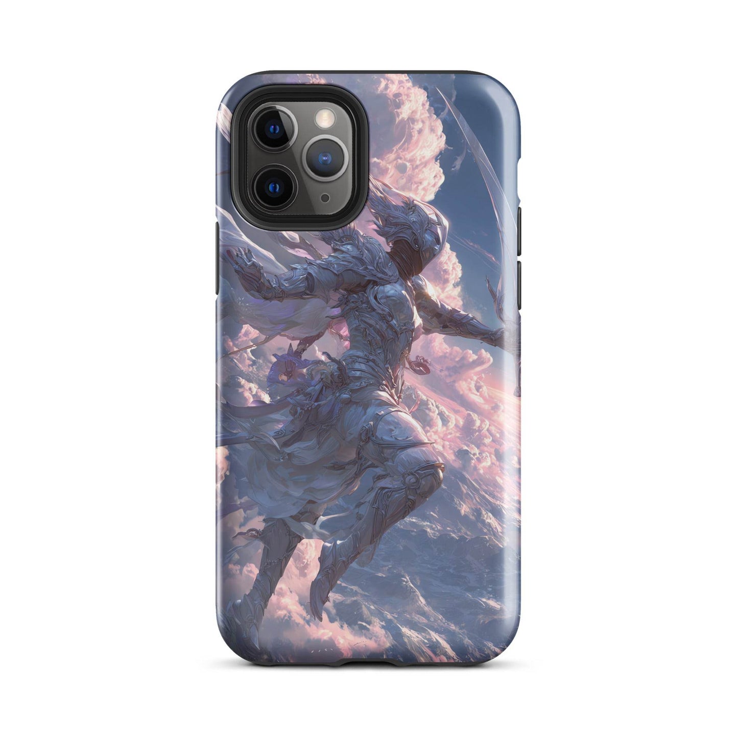 Wind Elemental Knight, Original Anime Art Tough Case for iPhone® - Chromavolt