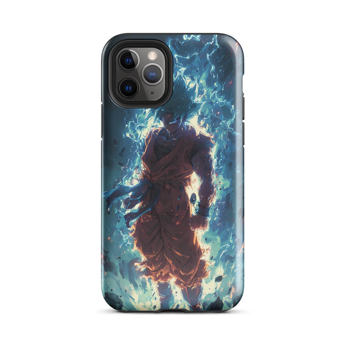 Super Saiyan Blue Goku, Dragon Ball Super Anime Fan Art Tough Case for iPhone® - Chromavolt