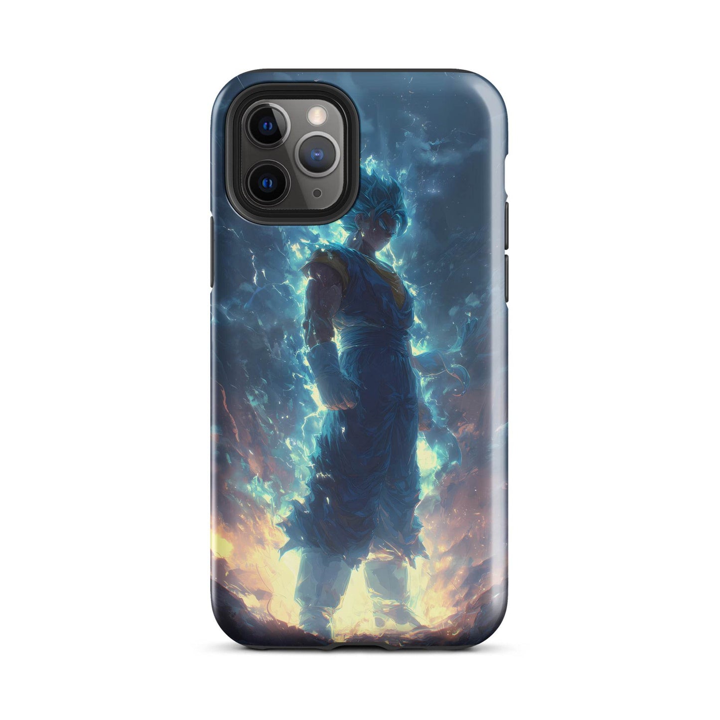 Super Saiyan Blue Vegito, Dragon Ball Super Anime Fan Art Tough Case for iPhone® - Chromavolt