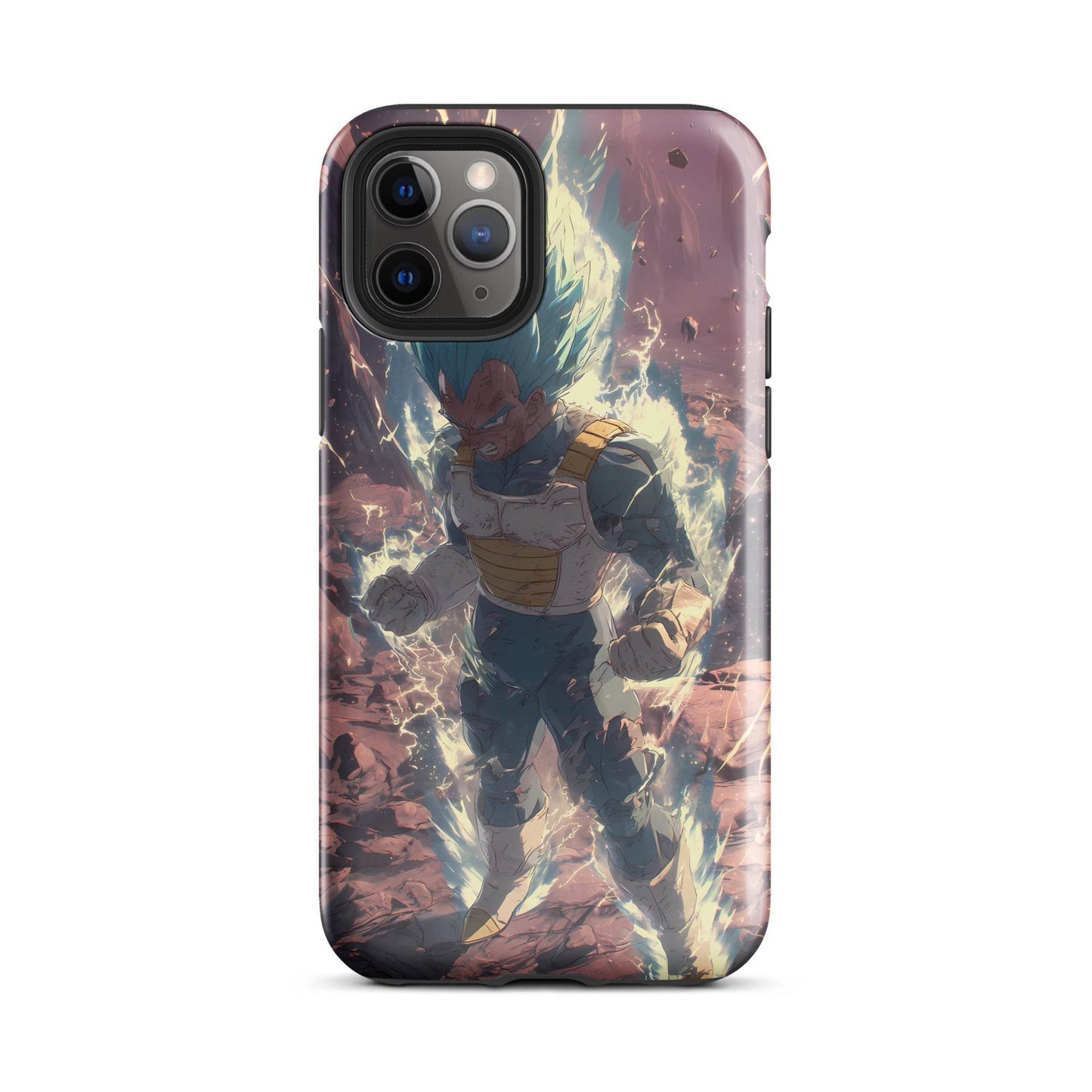 Super Saiyan Blue Vegeta, Dragon Ball Super Anime Fan Art Tough Case for iPhone® - Chromavolt