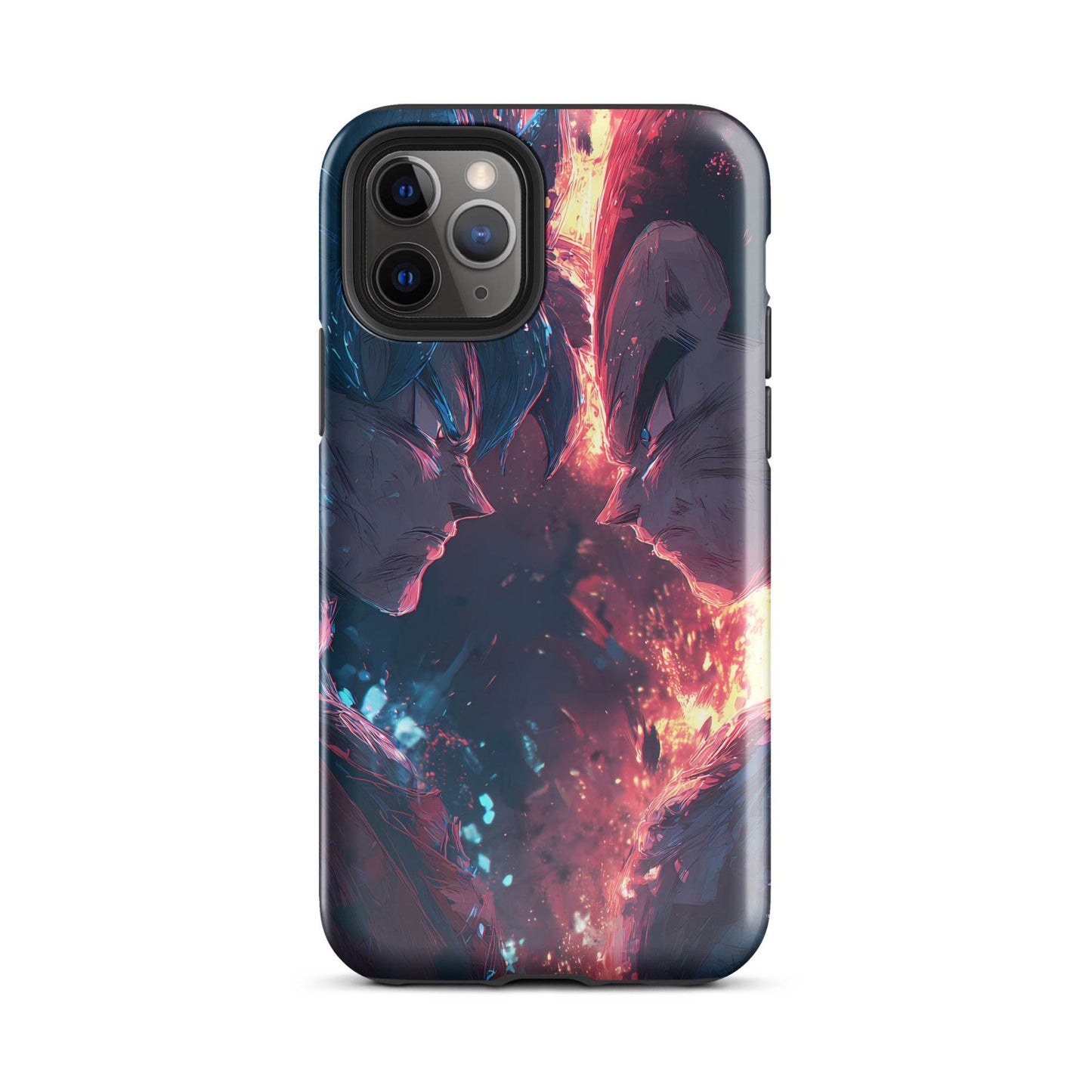 Goku Vs Vegeta, Dragon Ball Z Anime Fan Art Tough Case for iPhone® - Chromavolt