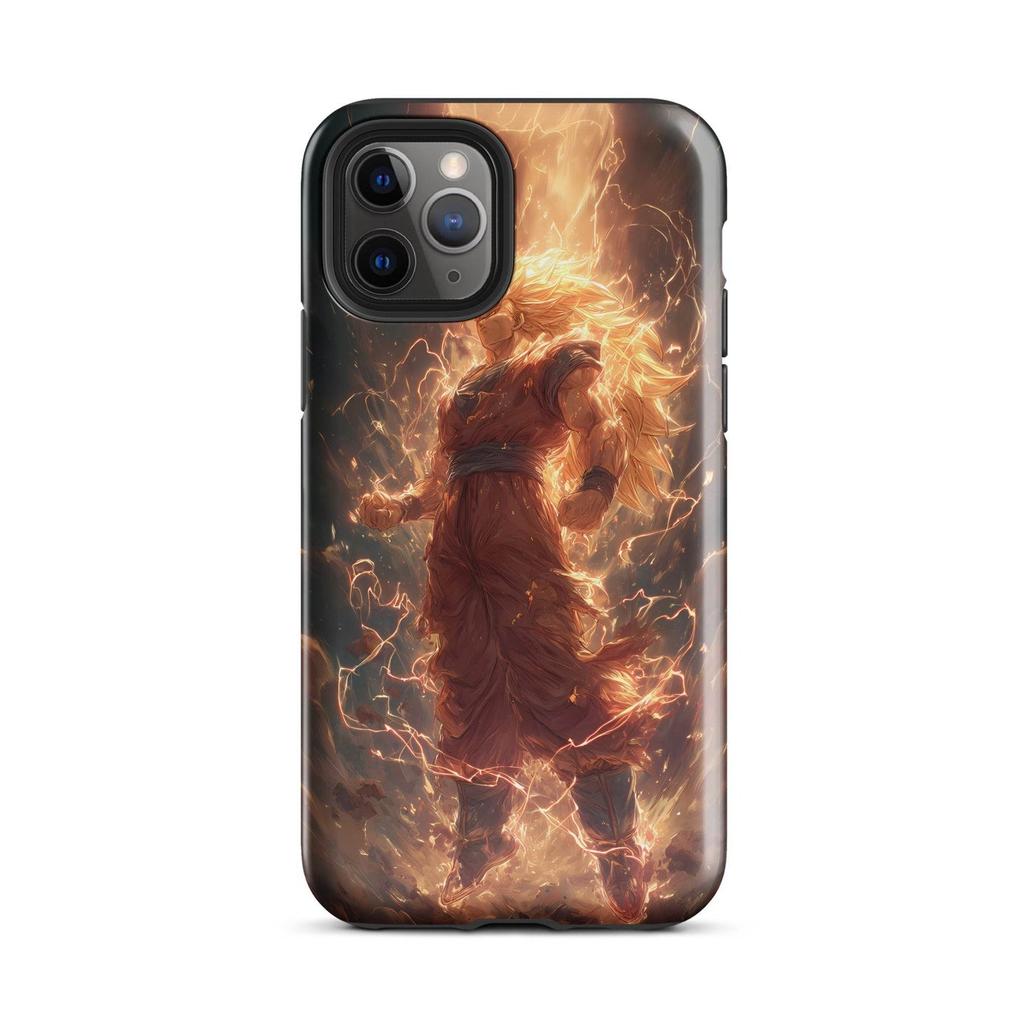 Super Saiyan 3 Goku, Dragon Ball Z Anime Fan Art Tough Case for iPhone® - Chromavolt