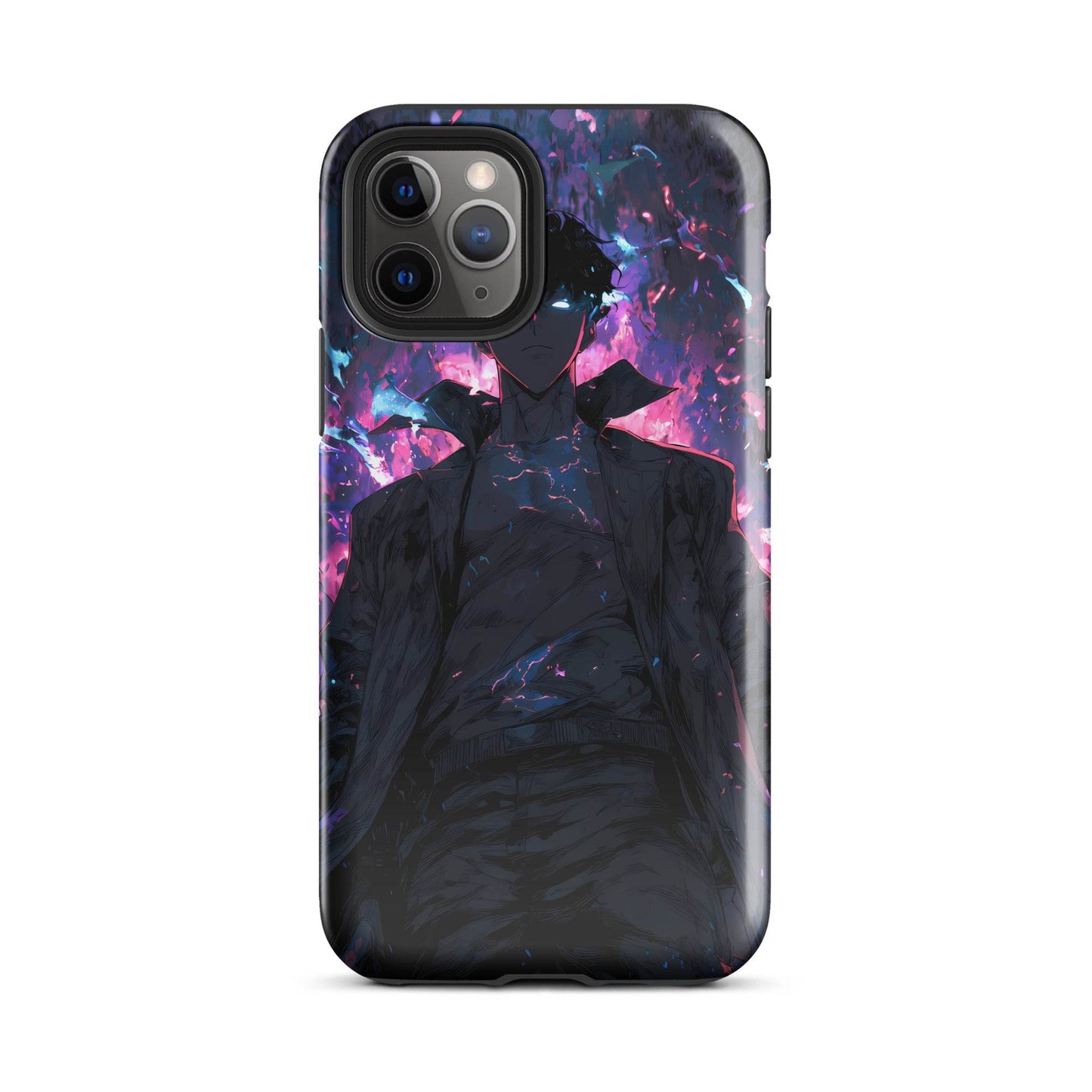 Solo Leveling Sung Jin Woo Anime Fan Art Tough Case for iPhone® - Chromavolt
