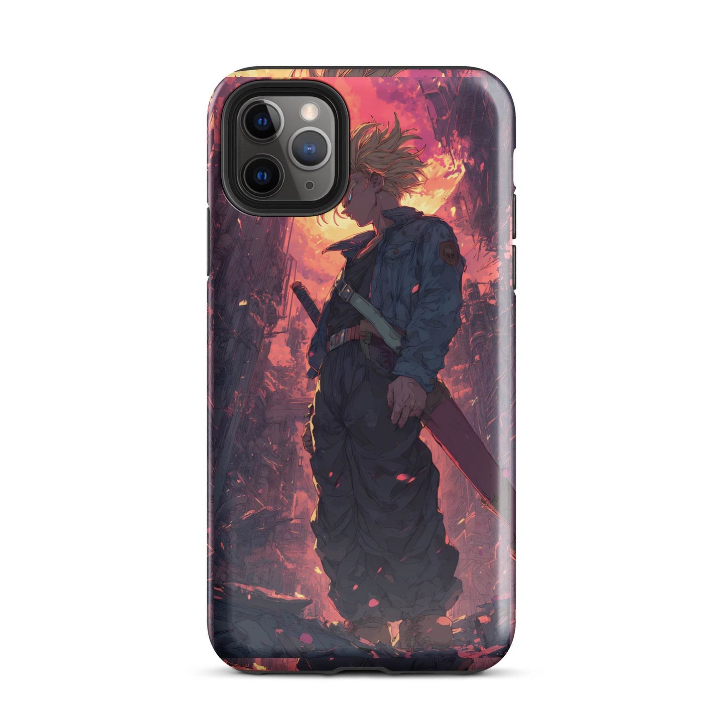 Super Saiyan Trunks Dragon Ball Z Tough Case for iPhone® - Chromavolt
