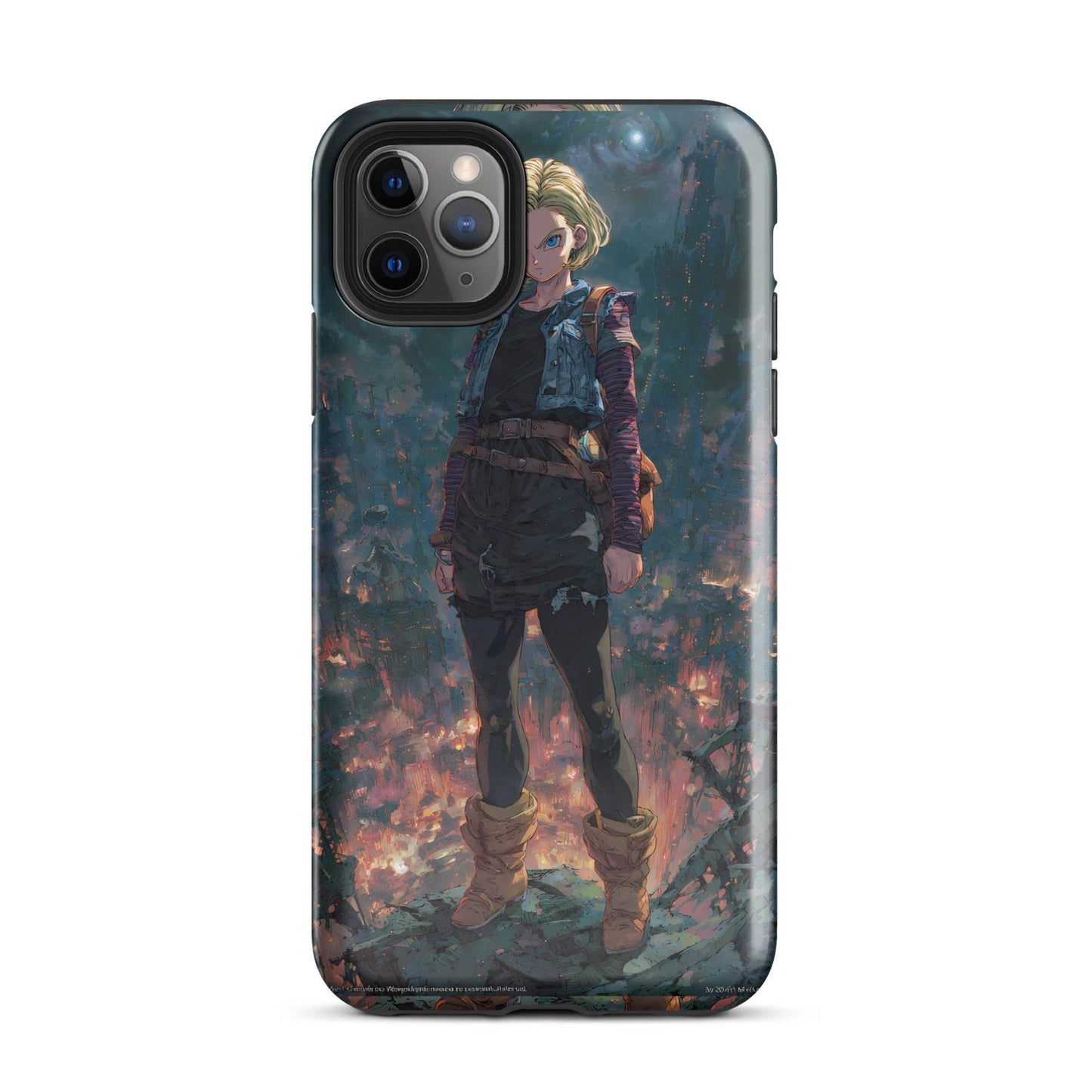 Android 18 Dragon Ball Z Anime Tough Case for iPhone® - Chromavolt