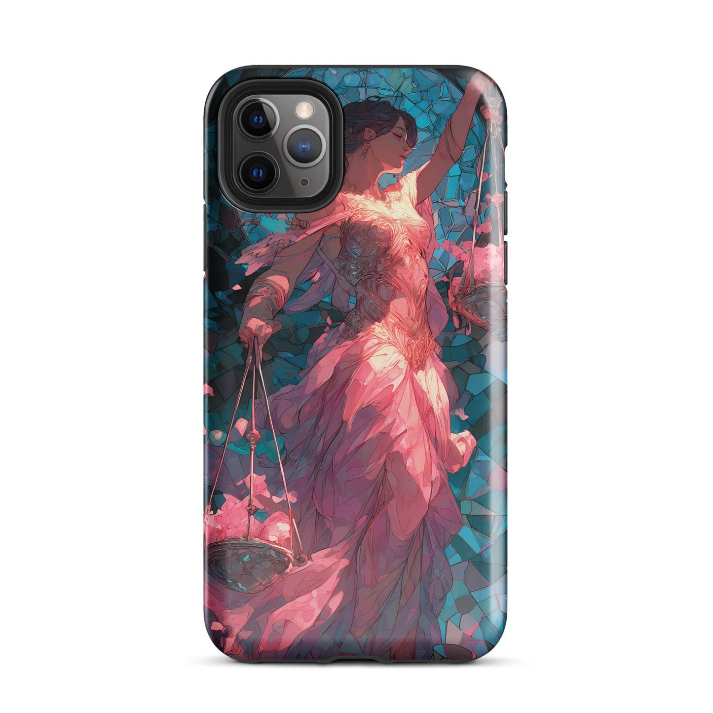 Libra Zodiac Sign Fan Art Tough Case for iPhone® - Chromavolt