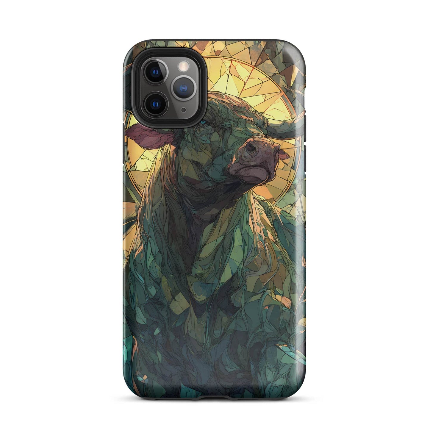 Taurus Zodiac Sign Fan Art Tough Case for iPhone® - Chromavolt