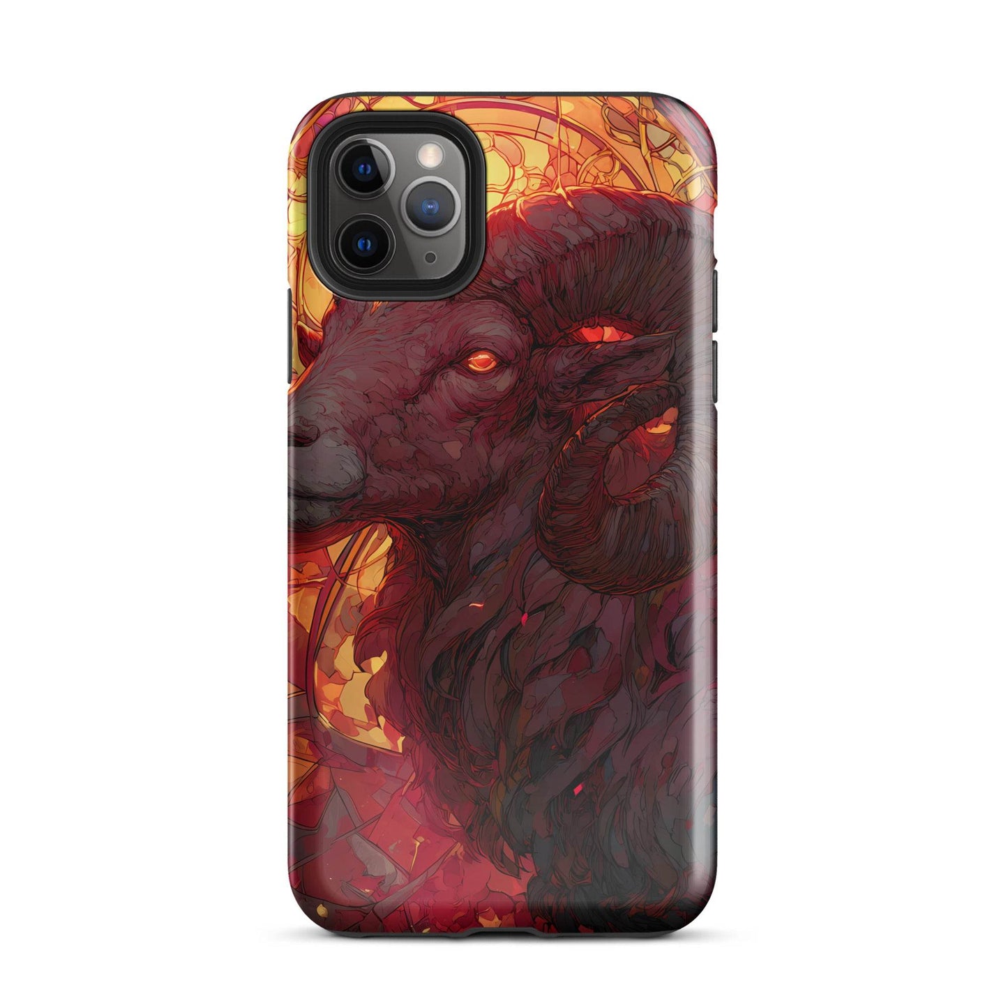 Aries Zodiac Sign Fan Art Tough Case for iPhone® - Chromavolt