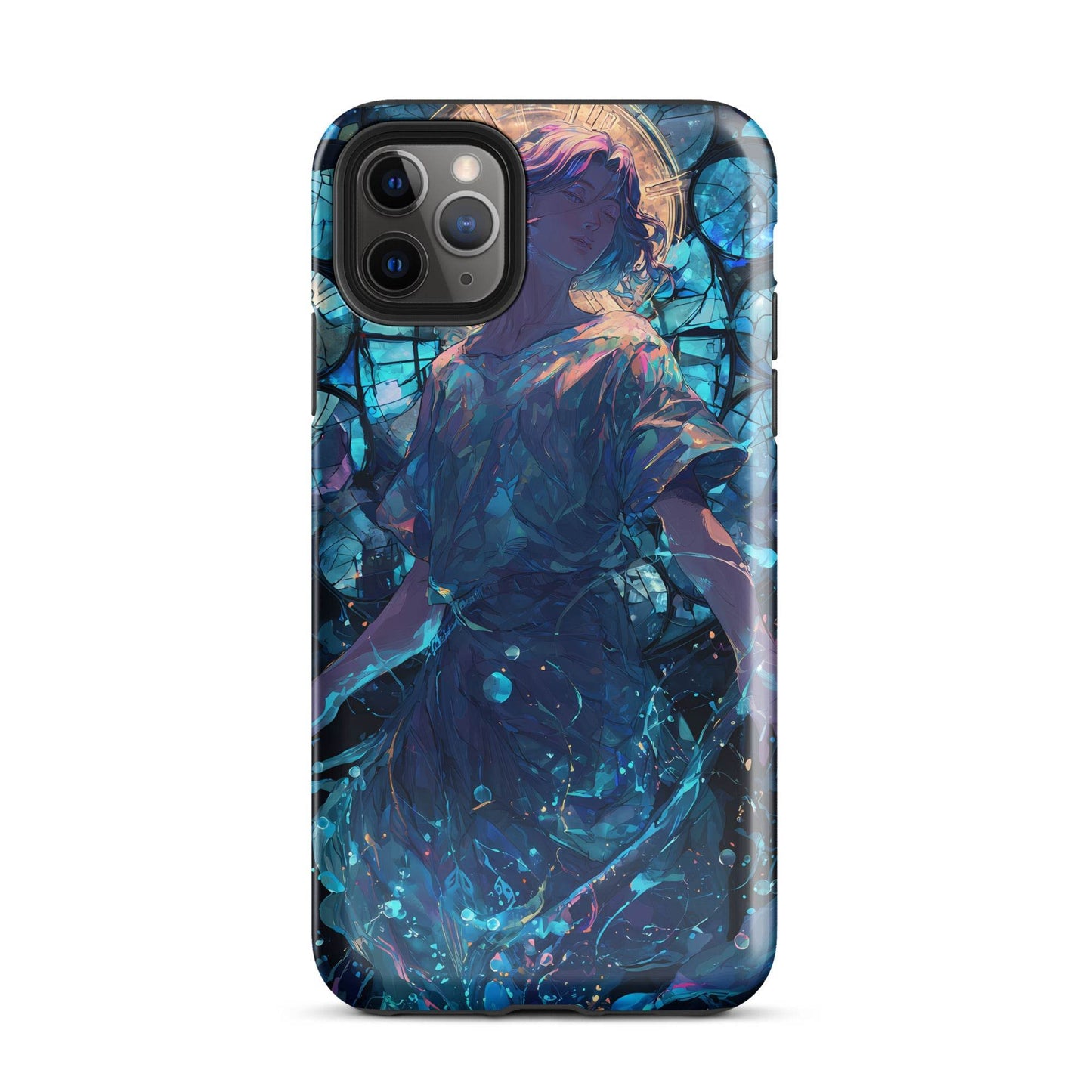 Aquarius Zodiac Sign Fan Art Tough Case for iPhone® - Chromavolt