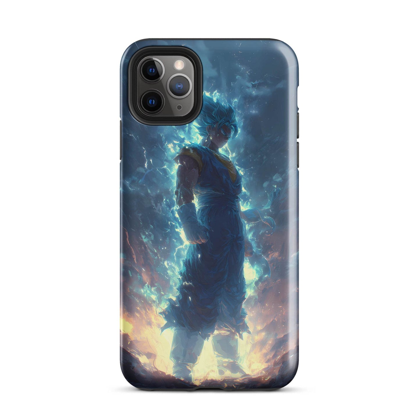 Super Saiyan Blue Vegito, Dragon Ball Super Anime Fan Art Tough Case for iPhone® - Chromavolt