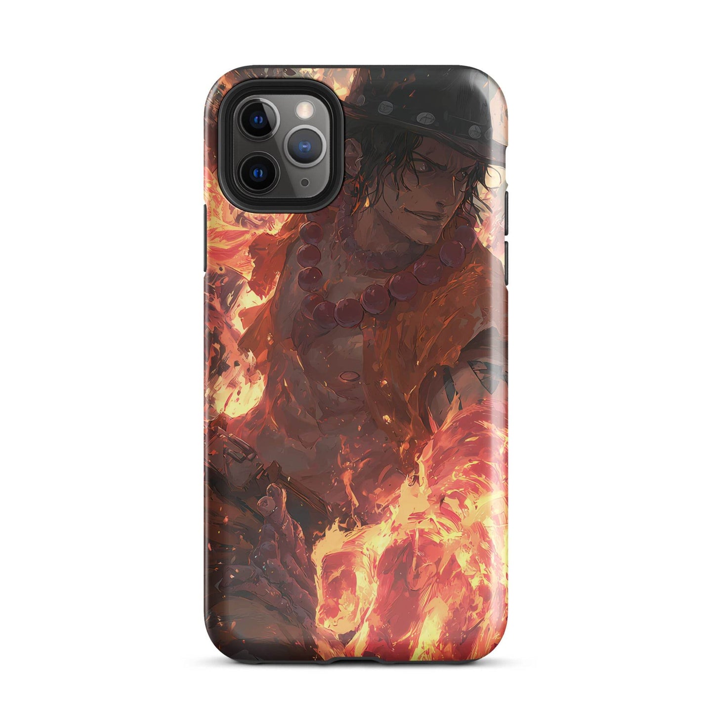 Fire Fist Ace, One Piece Portgas D. Ace Anime Fan Art Tough Case for iPhone® - Chromavolt