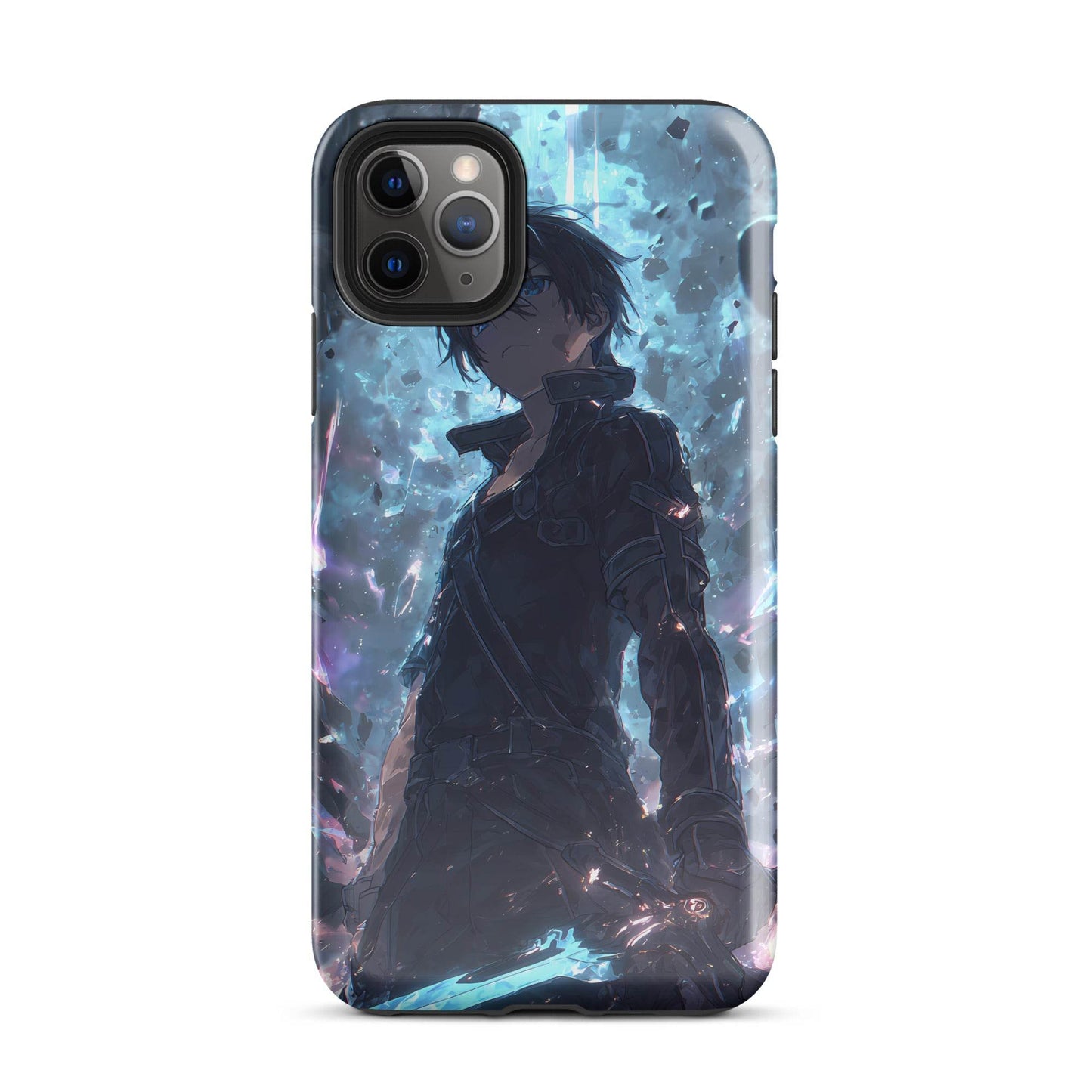 Kirito Kirigaya Sword Art Online Anime Fan Art Tough Case for iPhone® - Chromavolt