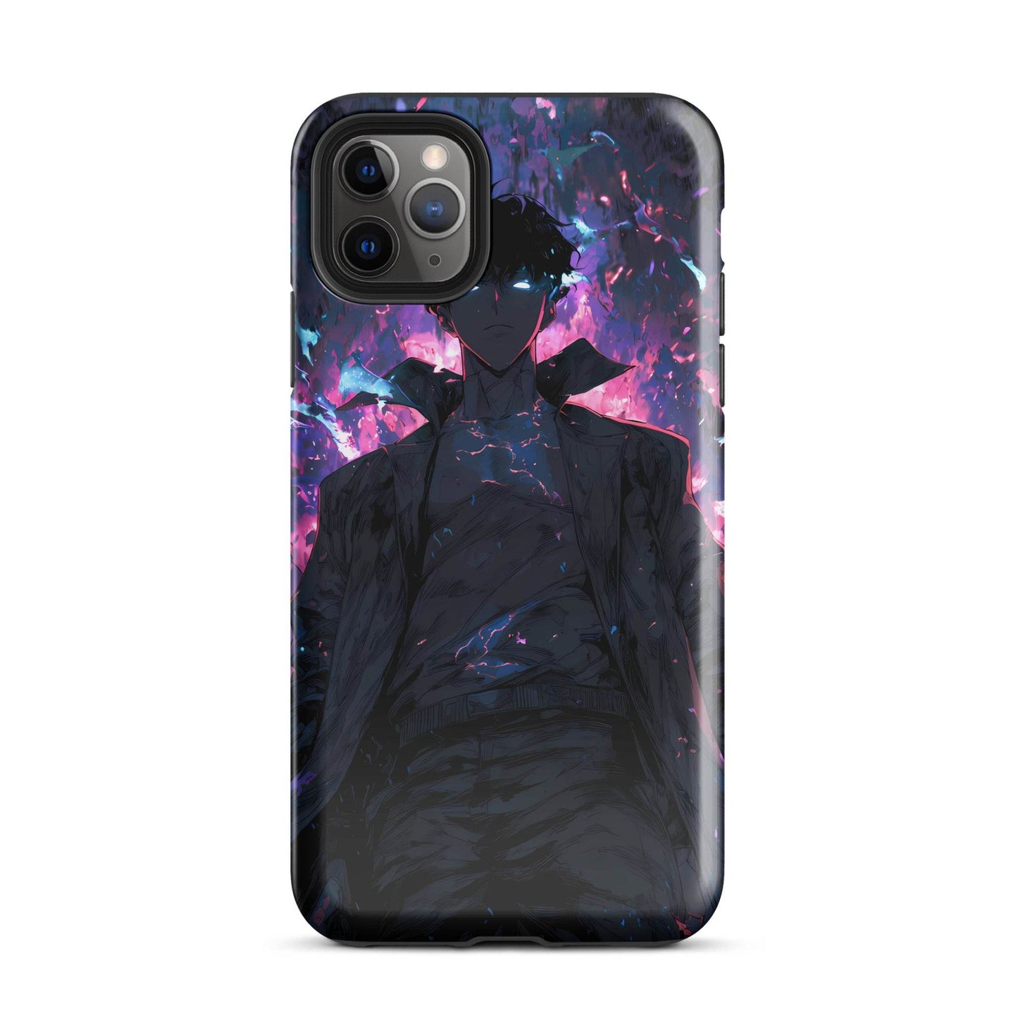 Solo Leveling Sung Jin Woo Anime Fan Art Tough Case for iPhone® - Chromavolt