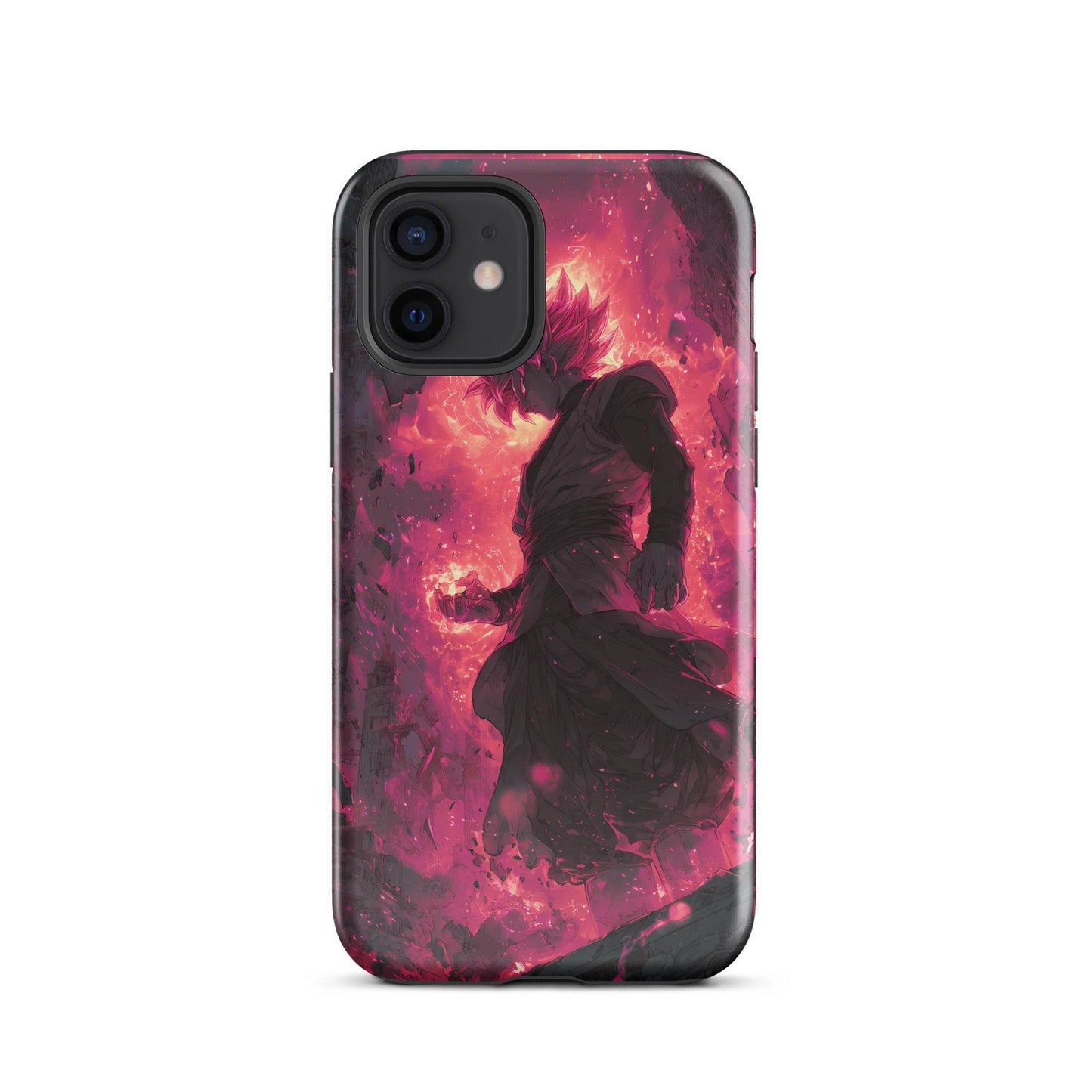 Zamasu Goku Black, Pink Rose Super Saiyan Dragon Ball Tough Case for iPhone® - Chromavolt
