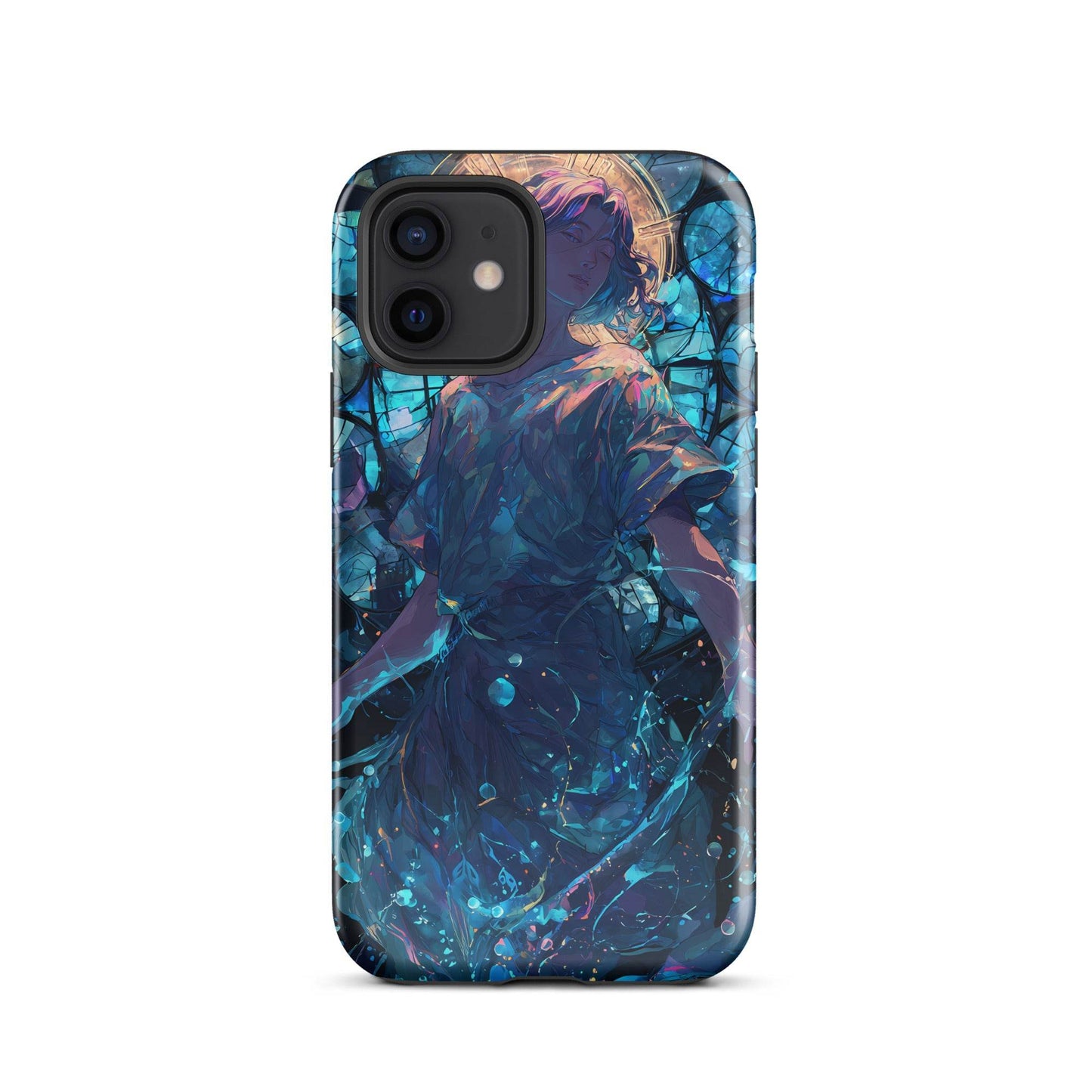 Aquarius Zodiac Sign Fan Art Tough Case for iPhone® - Chromavolt