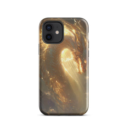 Light Dragon: The Celestial Flame Tough Case for iPhone® - Chromavolt