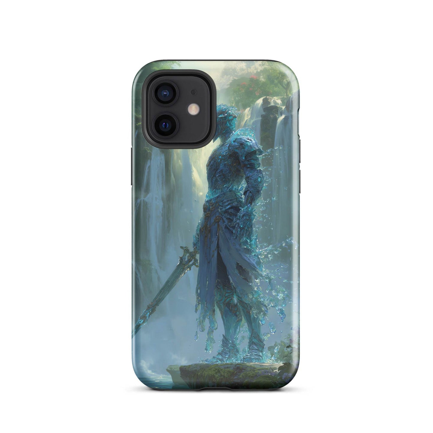 Water Elemental Knight, Original Anime Art Tough Case for iPhone® - Chromavolt