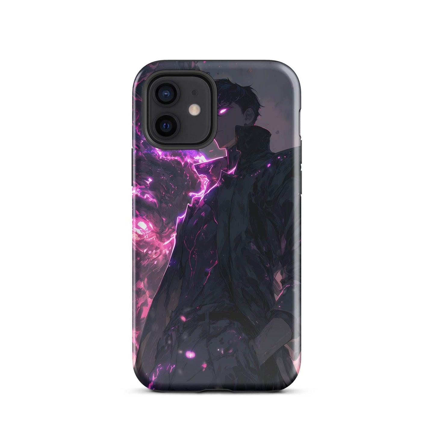 Solo Leveling Sung Jinwoo Shadow Monarch Anime Fan Art Tough Case for iPhone® - Chromavolt