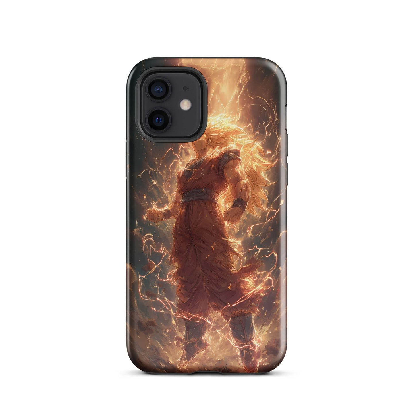 Super Saiyan 3 Goku, Dragon Ball Z Anime Fan Art Tough Case for iPhone® - Chromavolt