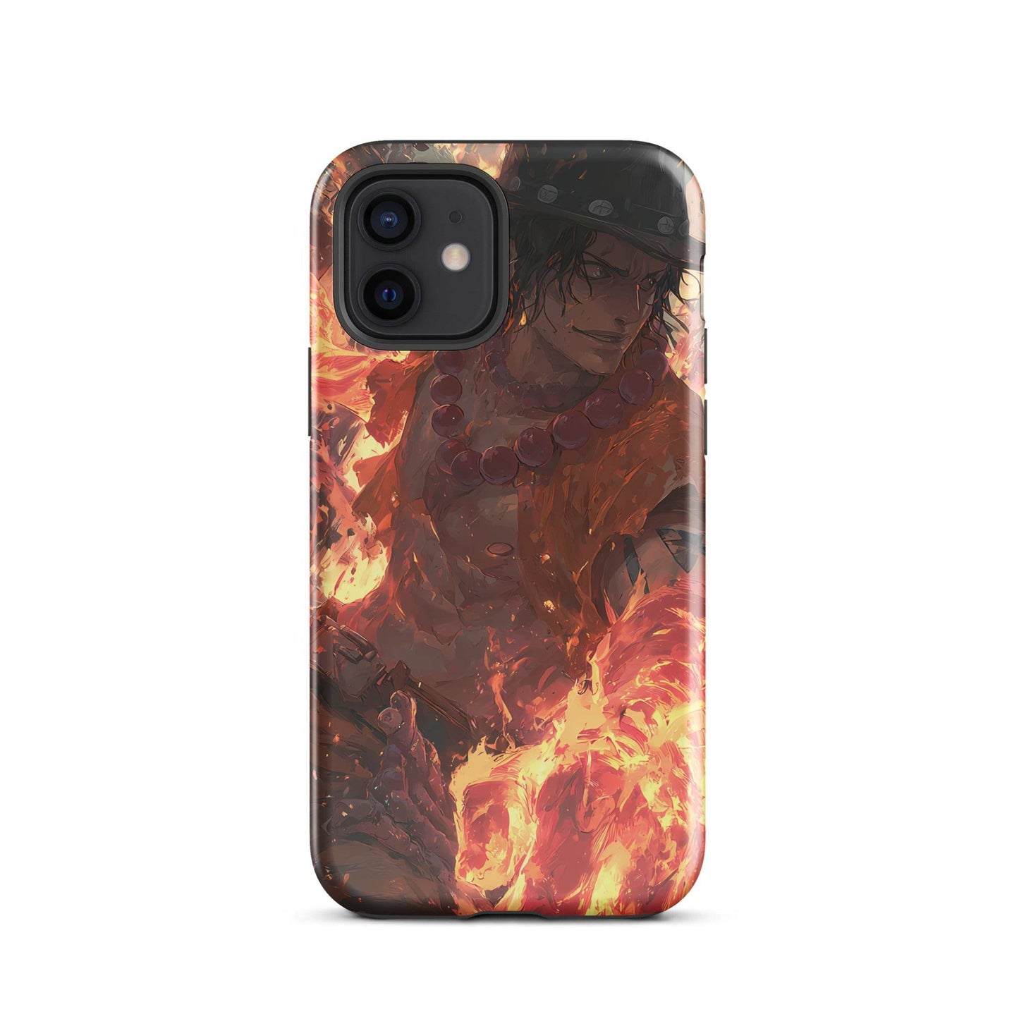 Fire Fist Ace, One Piece Portgas D. Ace Anime Fan Art Tough Case for iPhone® - Chromavolt