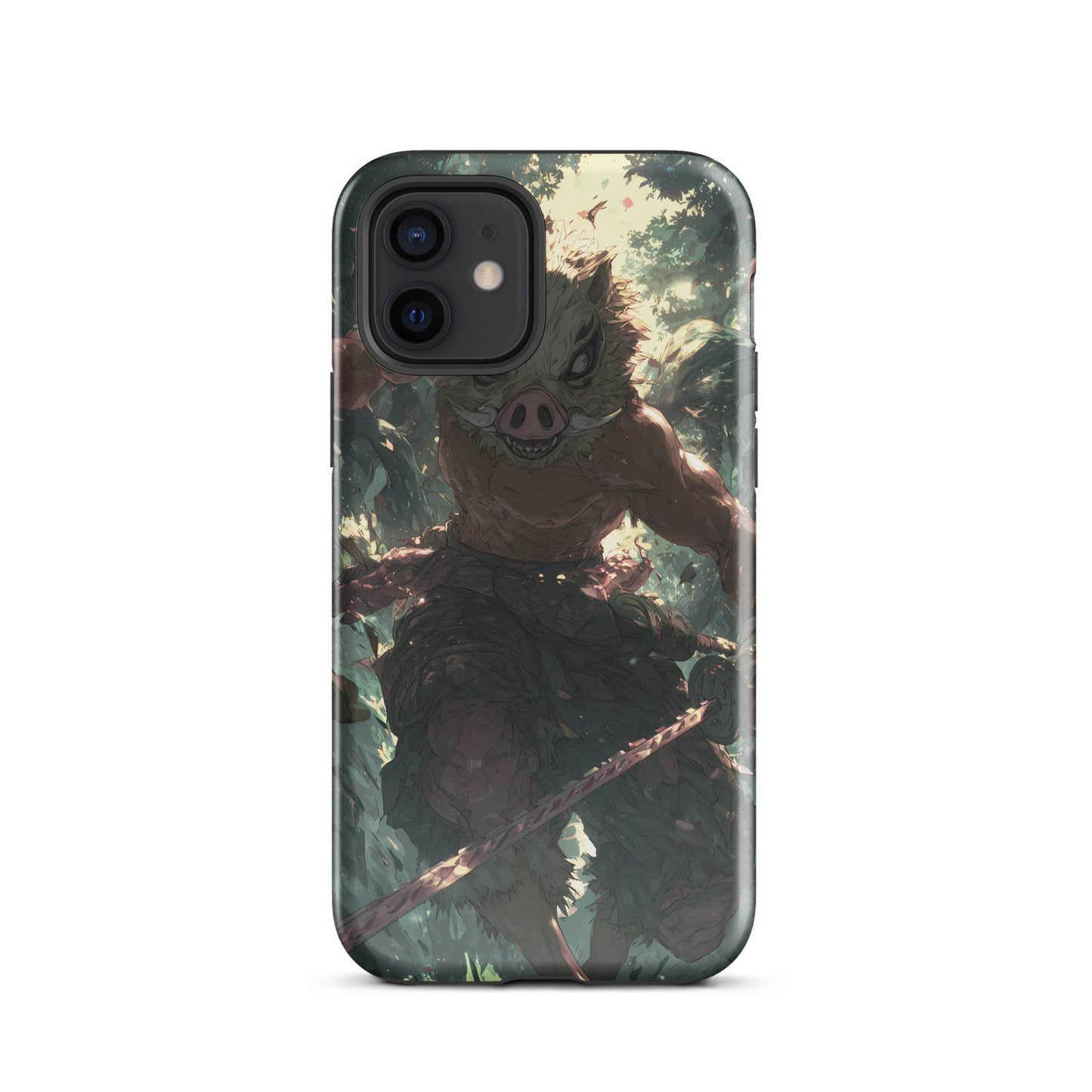Inosuke Hashibira Demon Slayer Anime Fan Art Tough Case for iPhone® - Chromavolt