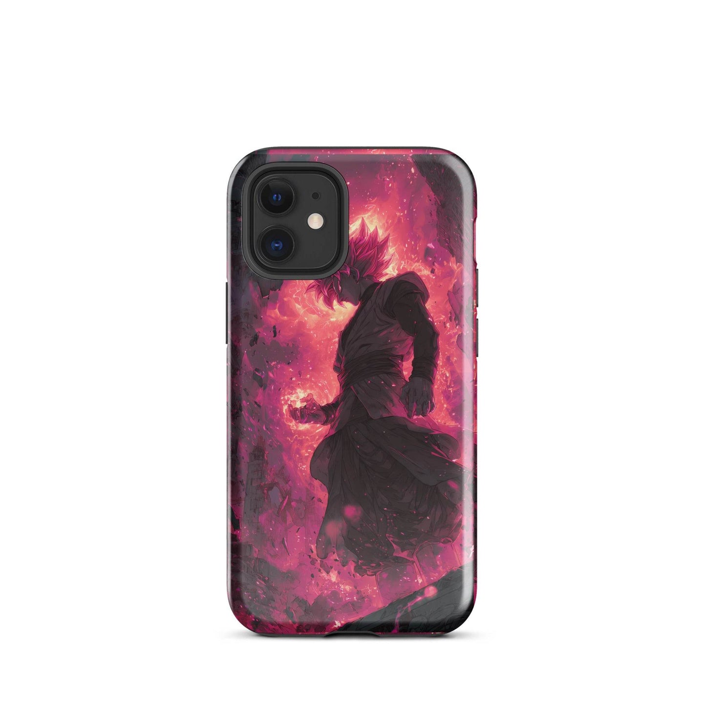 Zamasu Goku Black, Pink Rose Super Saiyan Dragon Ball Tough Case for iPhone® - Chromavolt