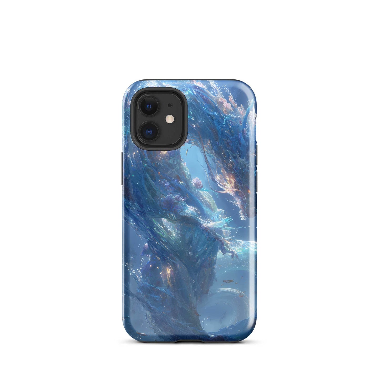 Water Dragon: The Serpent of Serenity Tough Case for iPhone® - Chromavolt