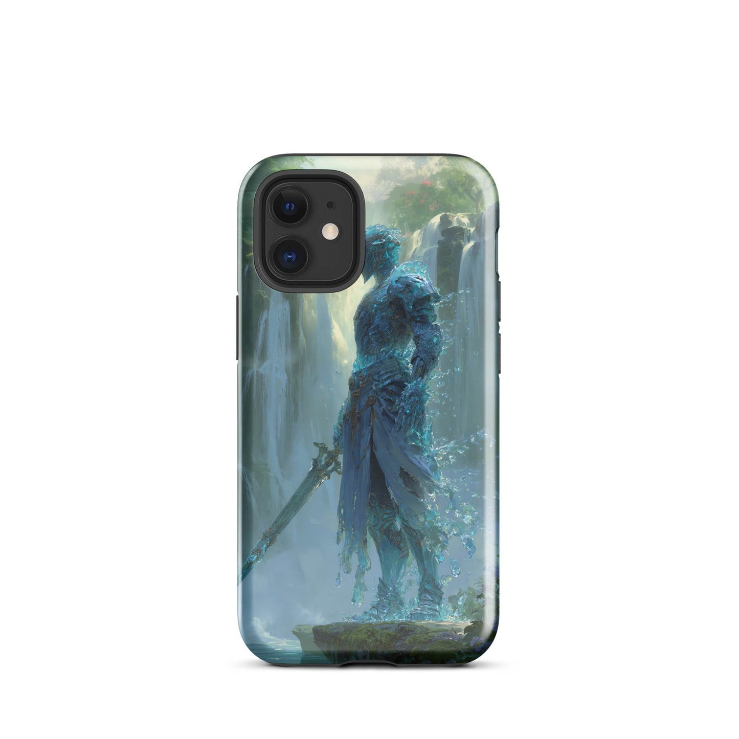 Water Elemental Knight, Original Anime Art Tough Case for iPhone® - Chromavolt