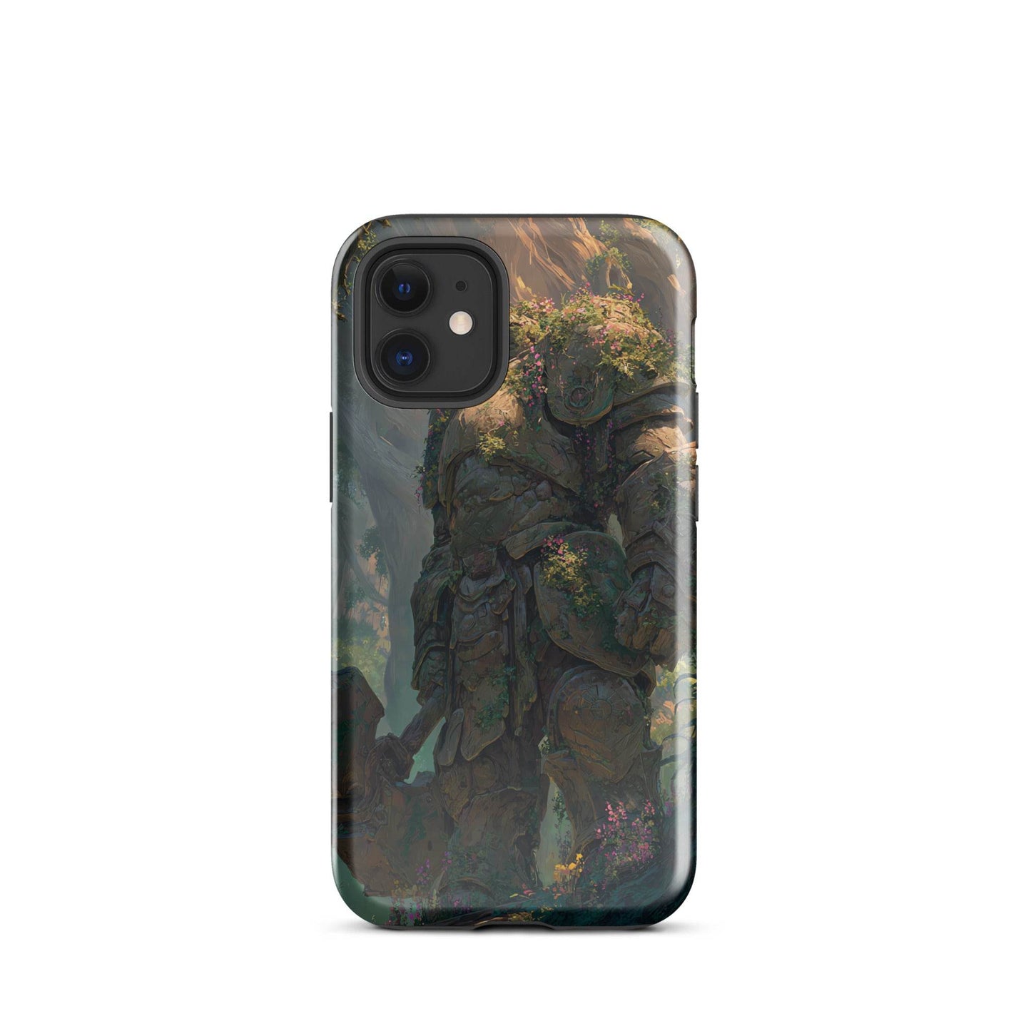 Earth Elemental Knight, Original Anime Art Tough Case for iPhone® - Chromavolt