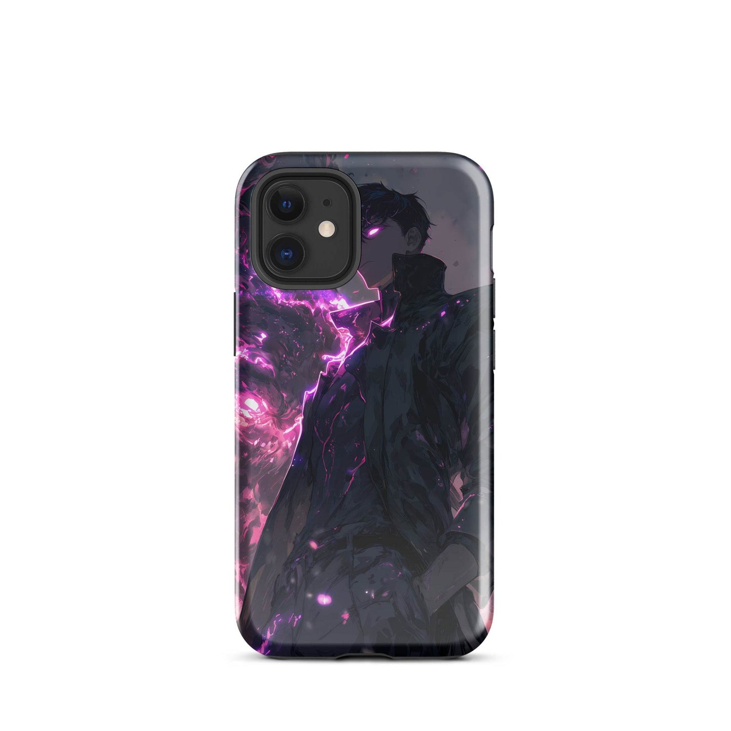 Solo Leveling Sung Jinwoo Shadow Monarch Anime Fan Art Tough Case for iPhone® - Chromavolt