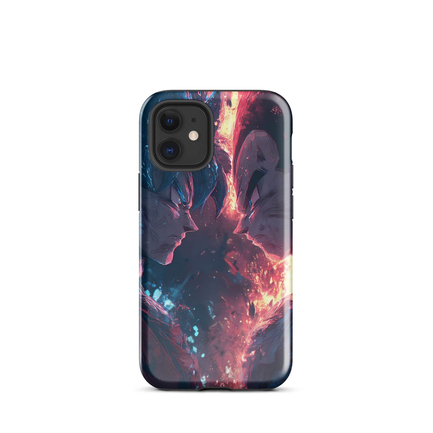 Goku Vs Vegeta, Dragon Ball Z Anime Fan Art Tough Case for iPhone® - Chromavolt