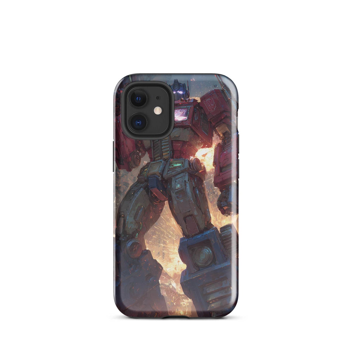 Optimus Prime Transformers Anime Fan Art Tough Case for iPhone® - Chromavolt