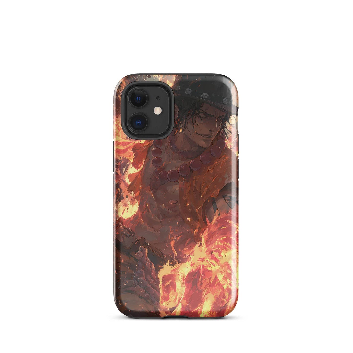 Fire Fist Ace, One Piece Portgas D. Ace Anime Fan Art Tough Case for iPhone® - Chromavolt