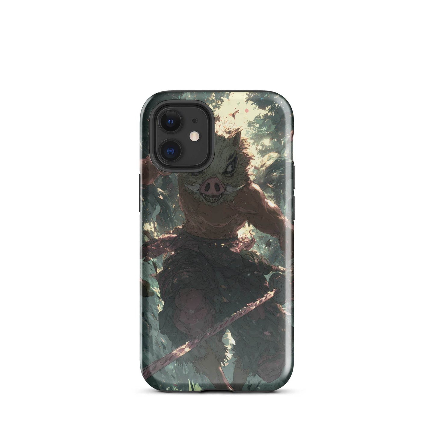 Inosuke Hashibira Demon Slayer Anime Fan Art Tough Case for iPhone® - Chromavolt