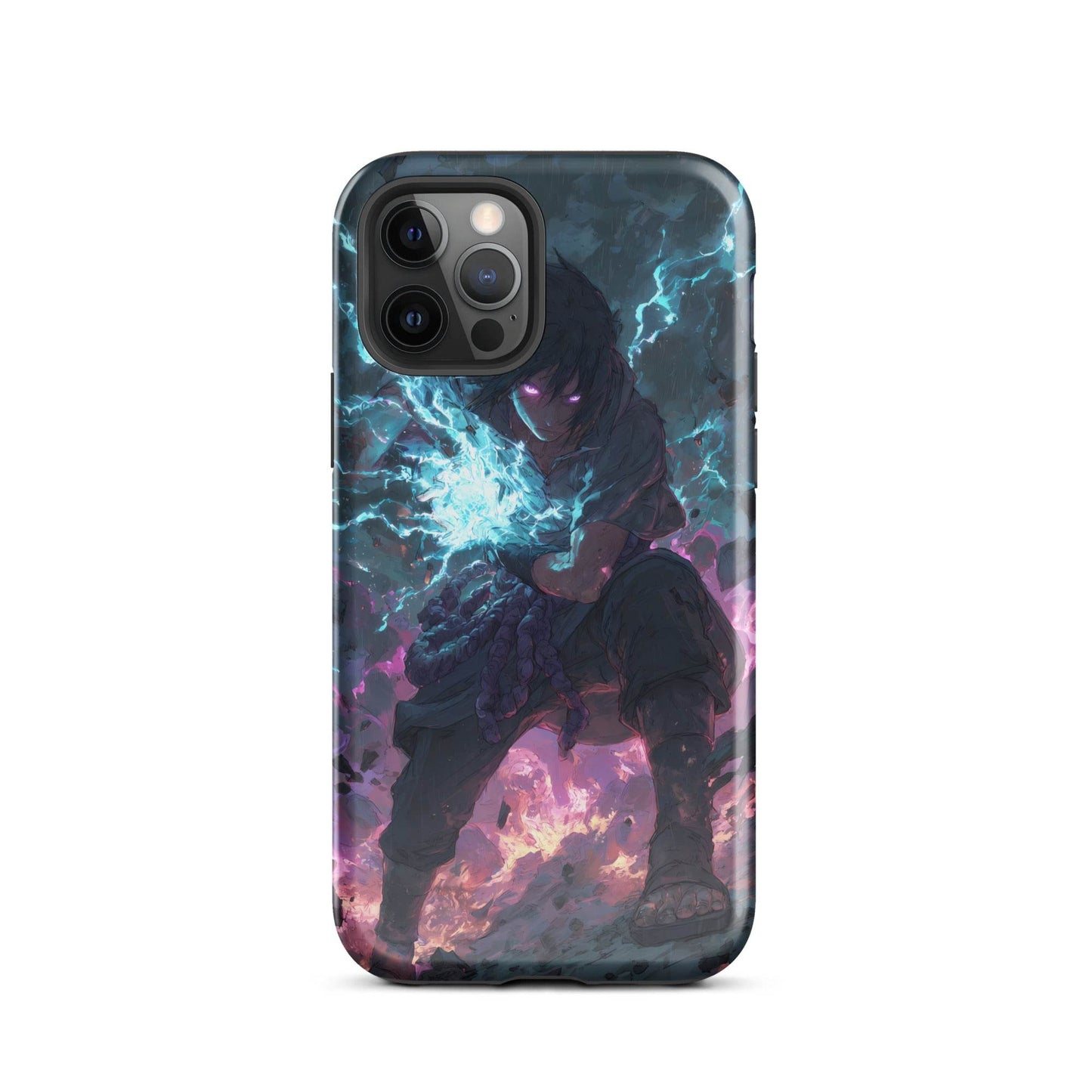 Sasuke Uchiha Chidori, Naruto Shippuden Tough Case for iPhone® - Chromavolt