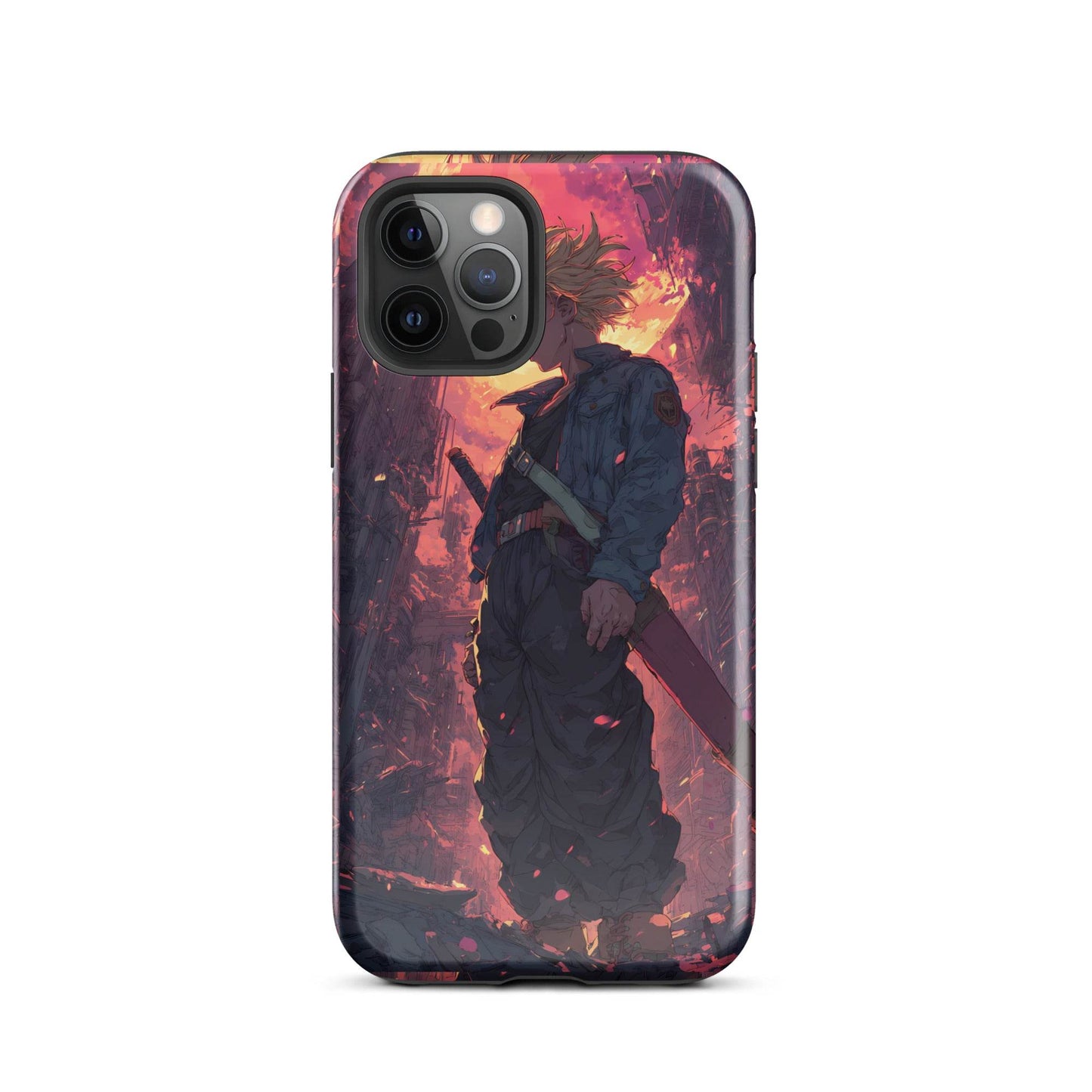 Super Saiyan Trunks Dragon Ball Z Tough Case for iPhone® - Chromavolt