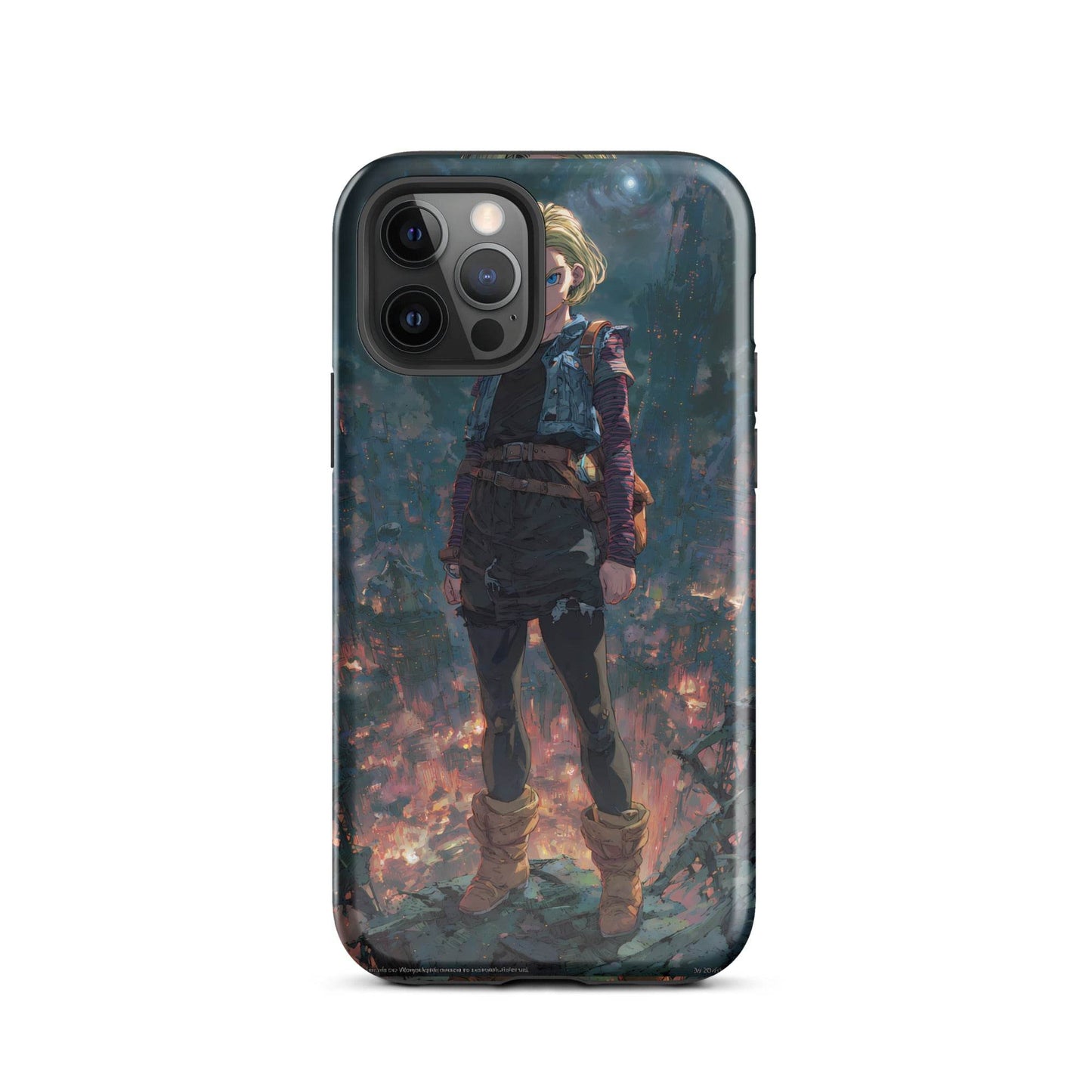 Android 18 Dragon Ball Z Anime Tough Case for iPhone® - Chromavolt