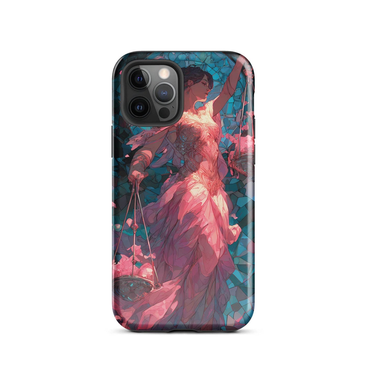 Libra Zodiac Sign Fan Art Tough Case for iPhone® - Chromavolt