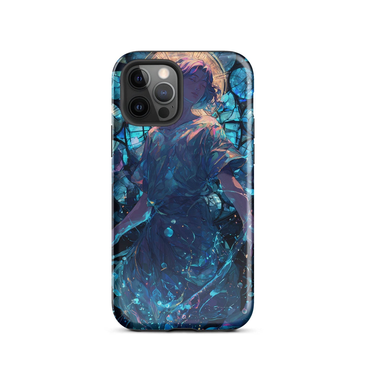 Aquarius Zodiac Sign Fan Art Tough Case for iPhone® - Chromavolt