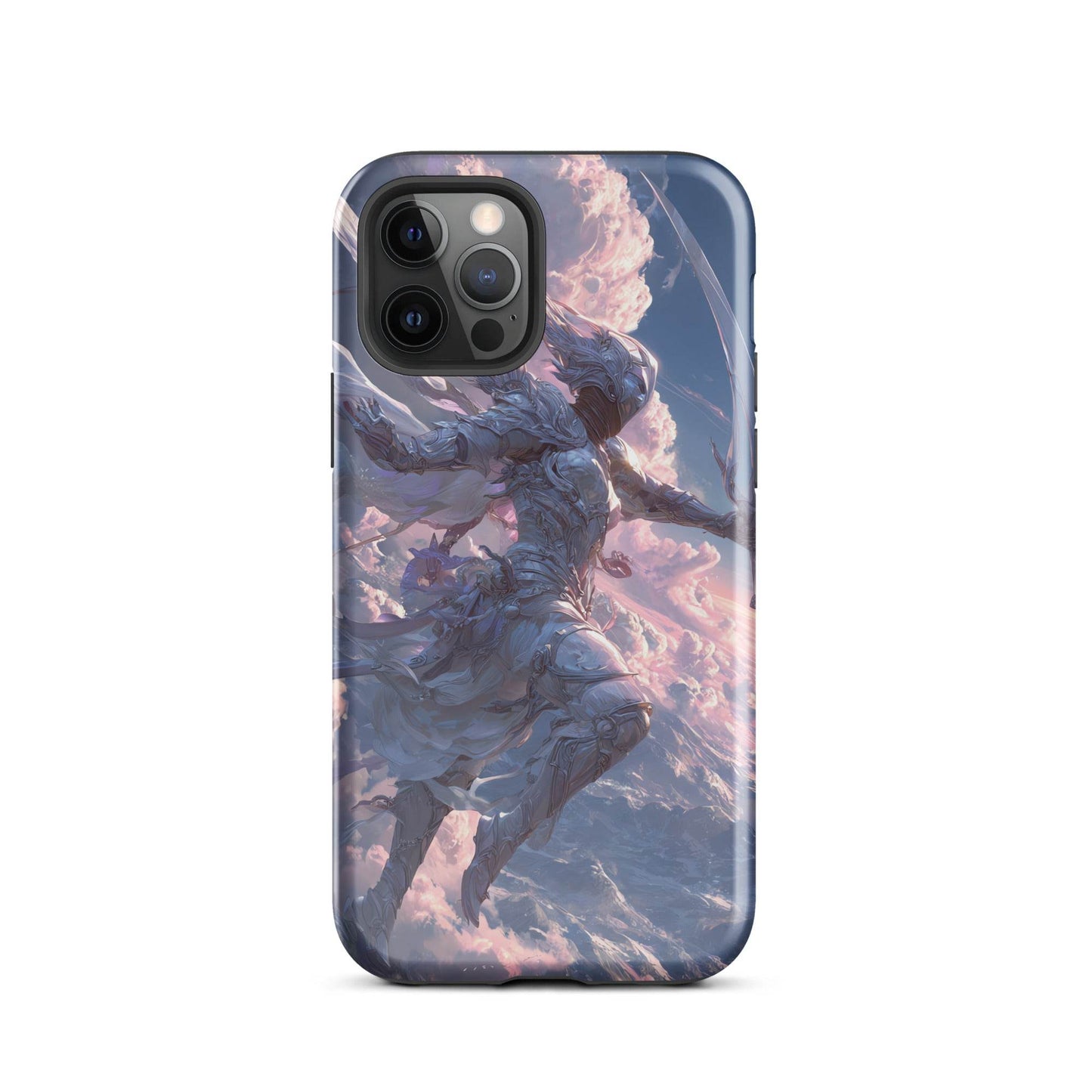 Wind Elemental Knight, Original Anime Art Tough Case for iPhone® - Chromavolt