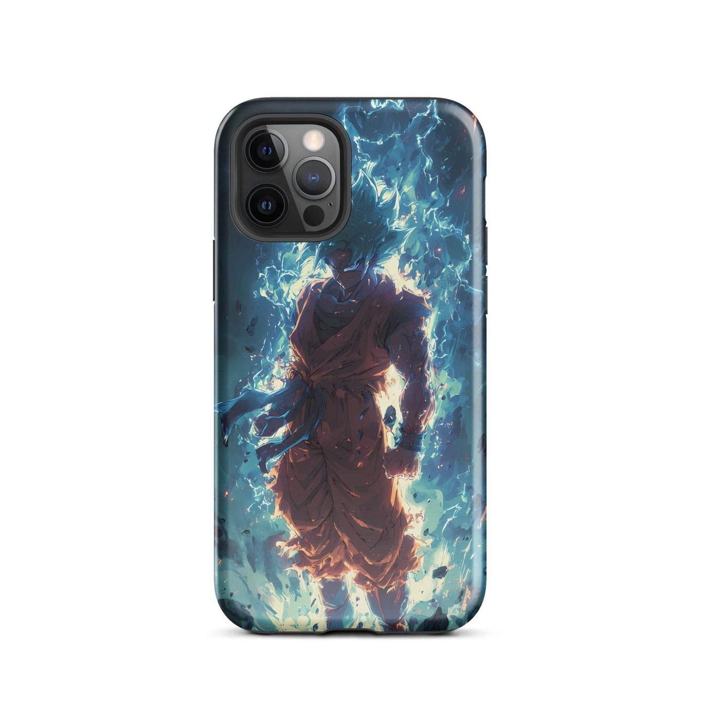 Super Saiyan Blue Goku, Dragon Ball Super Anime Fan Art Tough Case for iPhone® - Chromavolt
